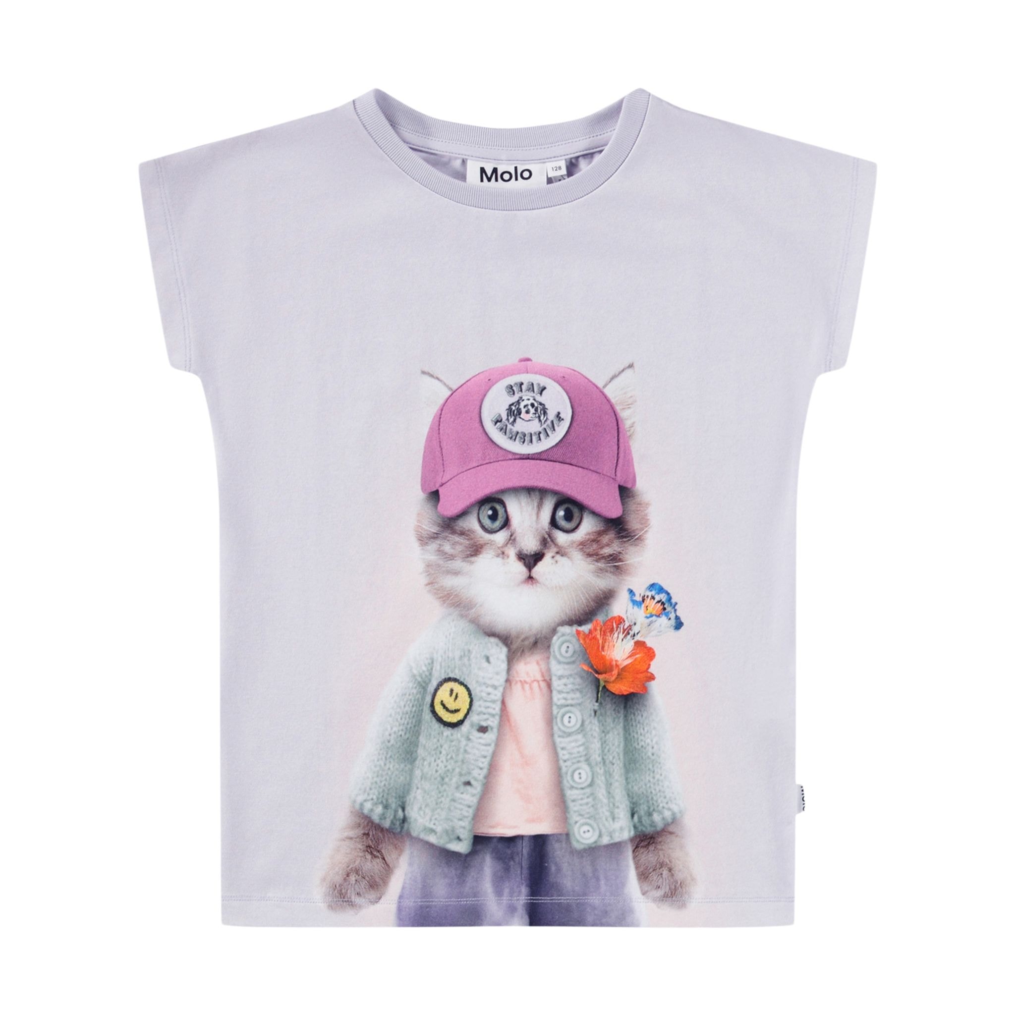 GOTS Ragnhilde T-paita Kitty Miauu