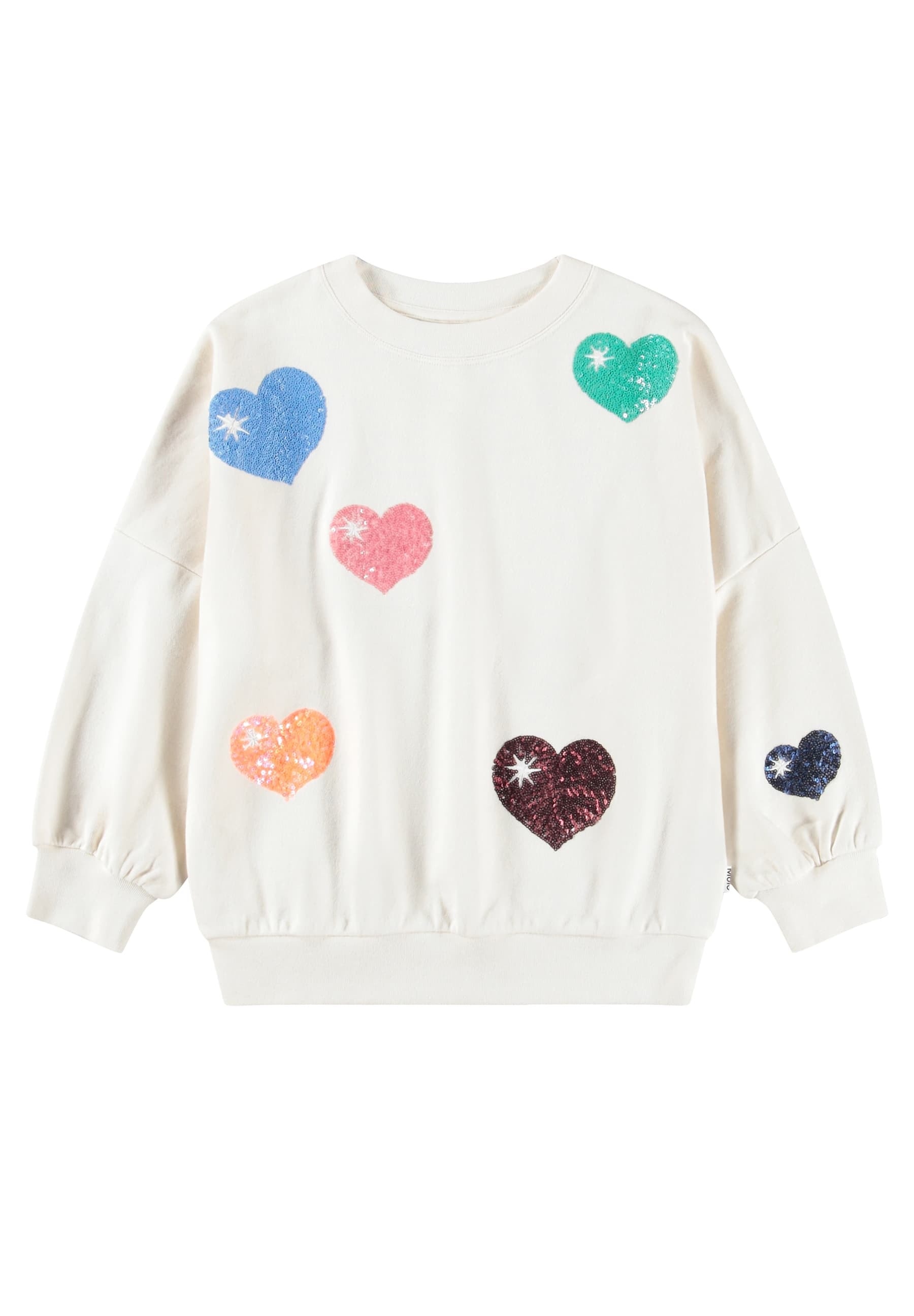 GOTS Marika Sweatshirt Bubble Hearts