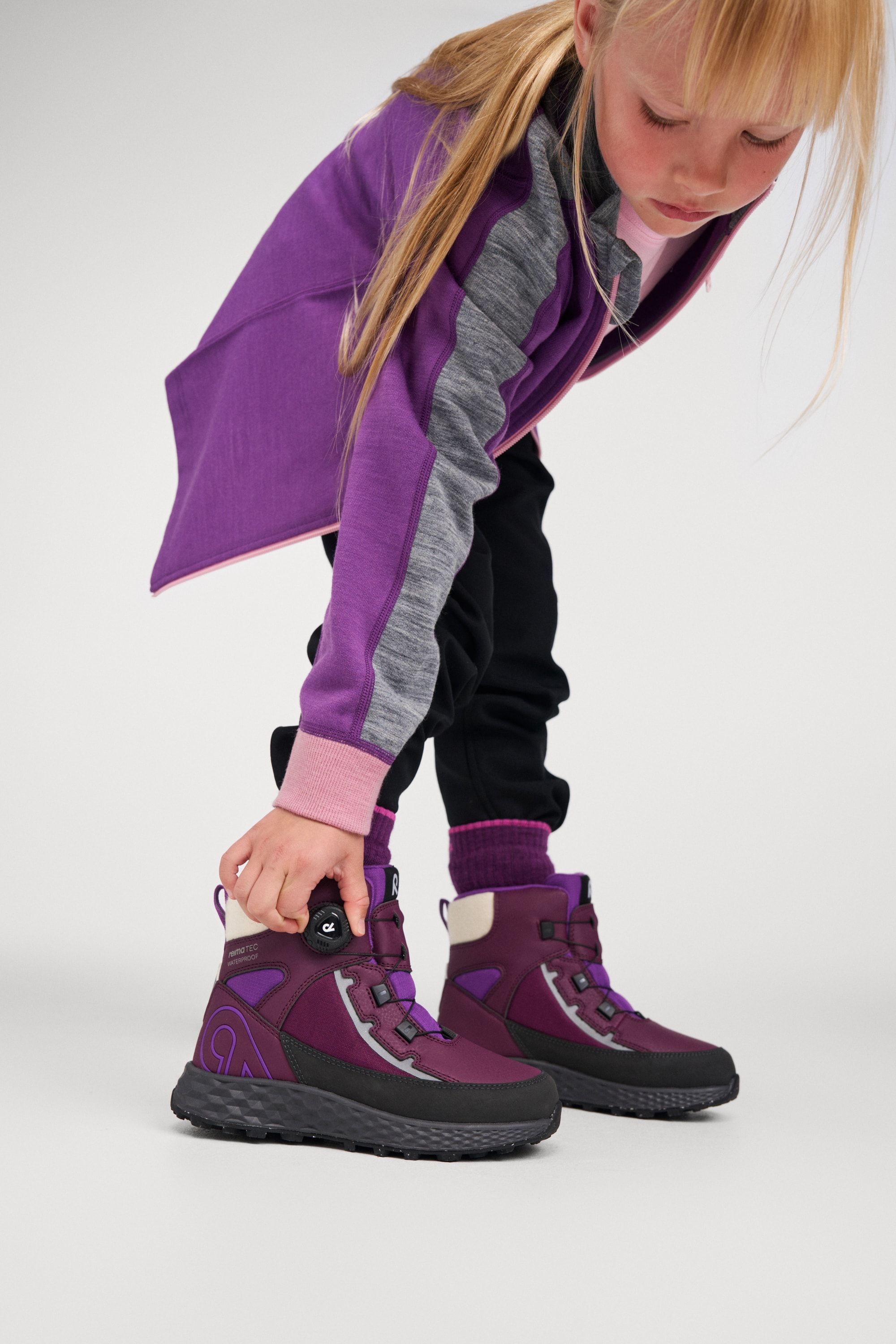 Hallava Quicklock ReimaTec Vedenpitävät Kengät Deep Purple