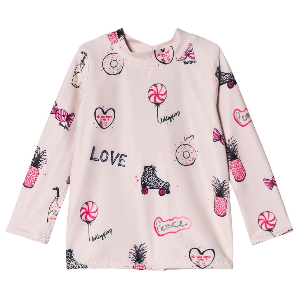 Astin Rash Guard Rose Cloud Candy