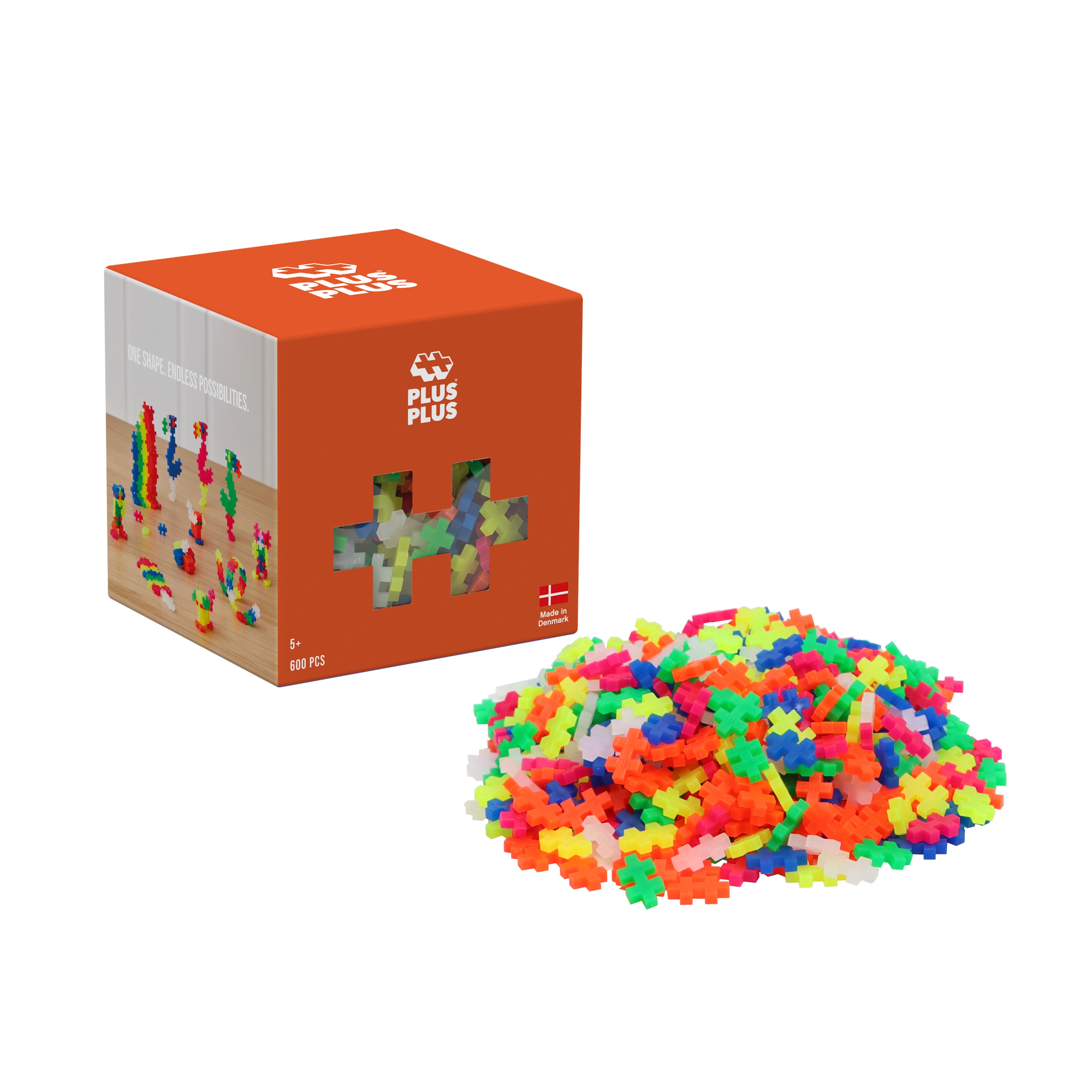 600-Piece Plus-Plus® Neon Mix