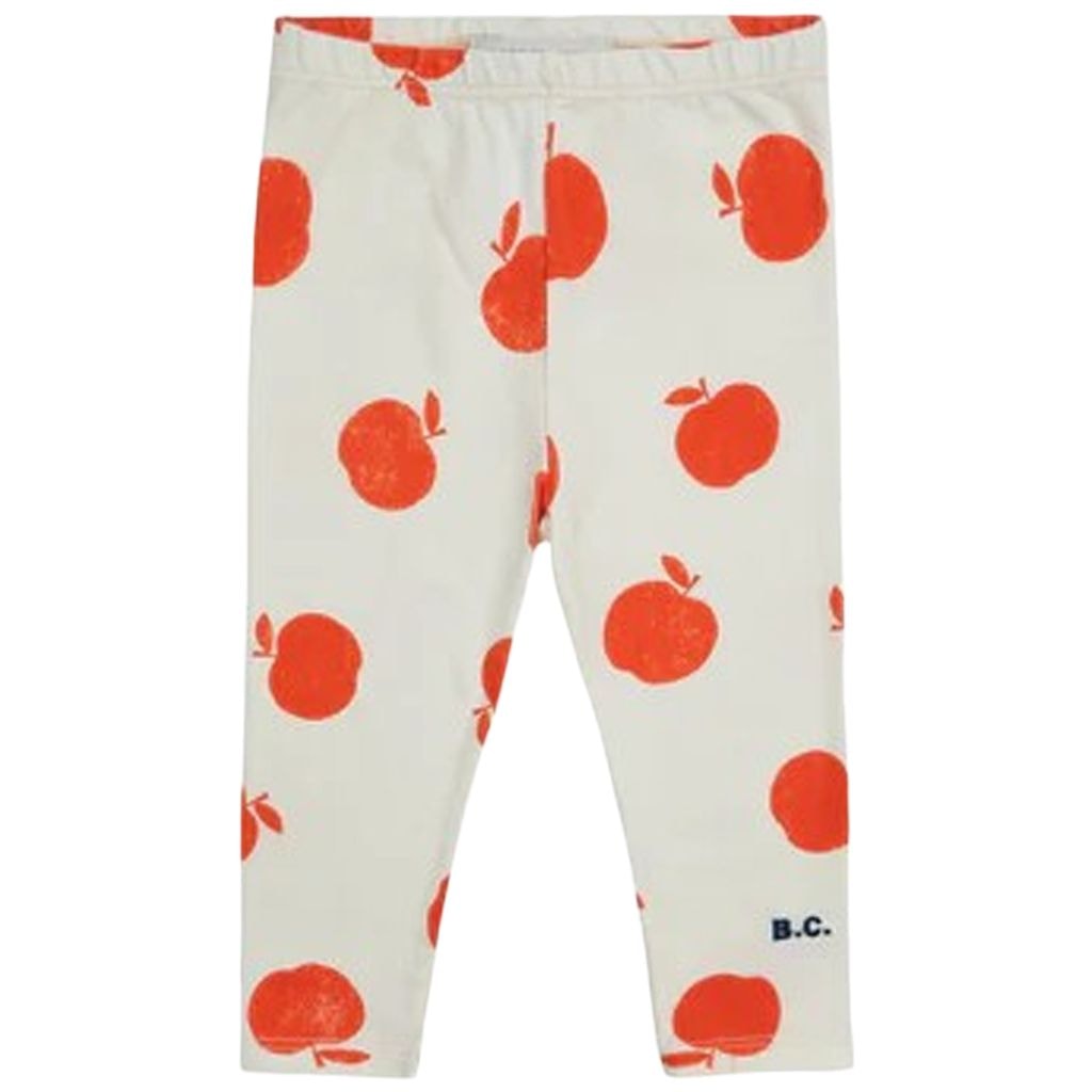 Poma Mønstrete Baby-leggings Naturhvit