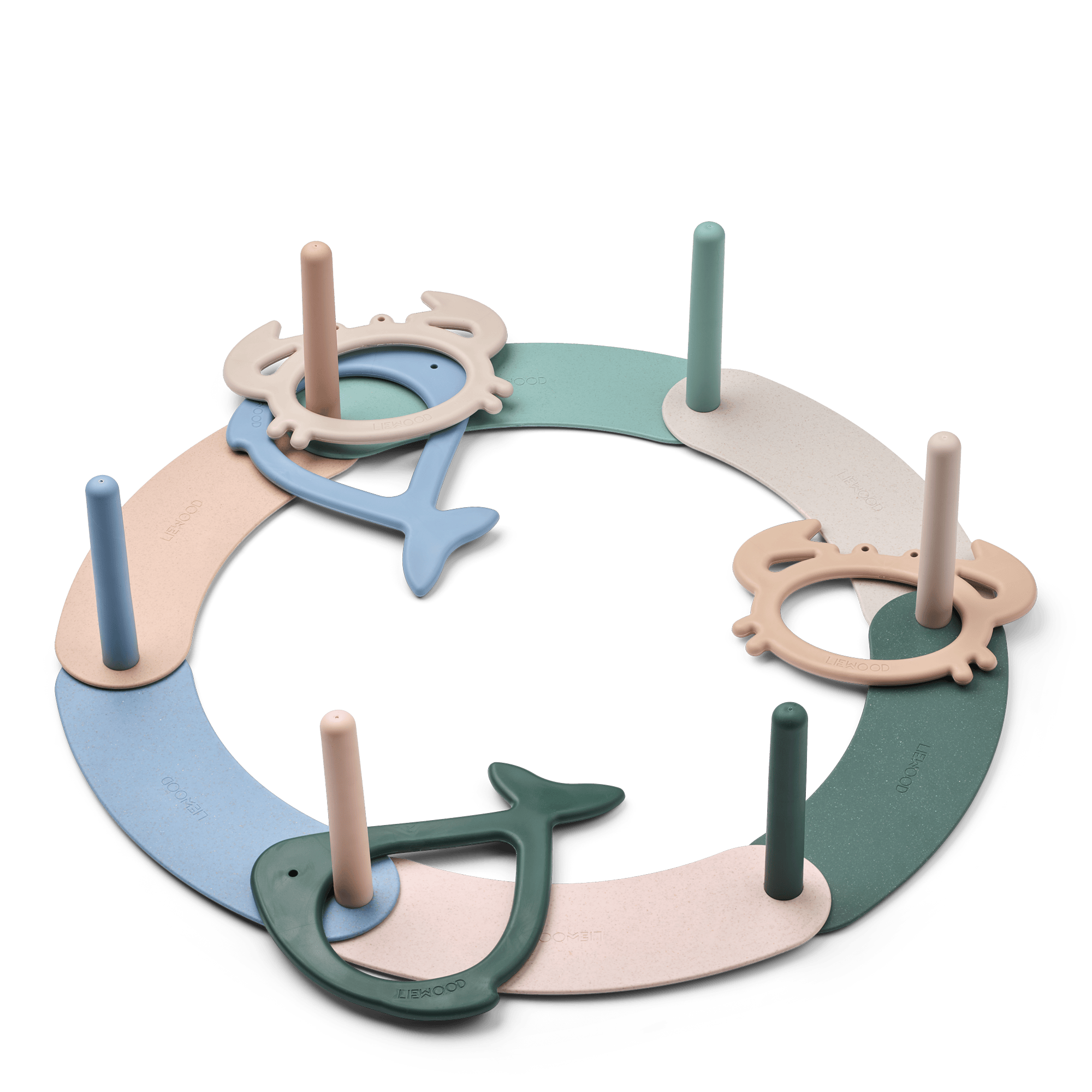 Noova Ring Toss Game Peppermint Multi Mix 