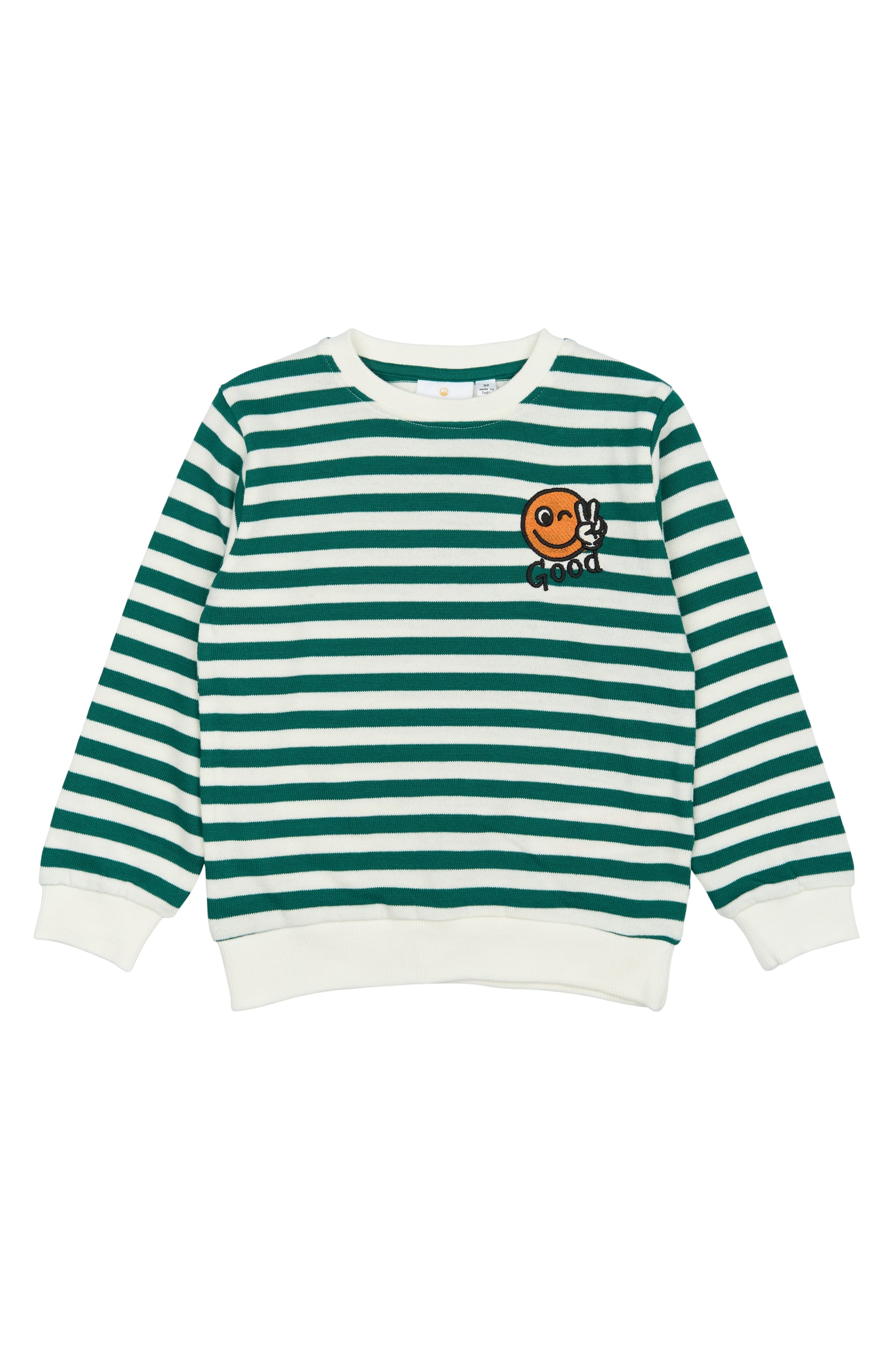 TNSTPer Sweatshirt Alpine Green Striped