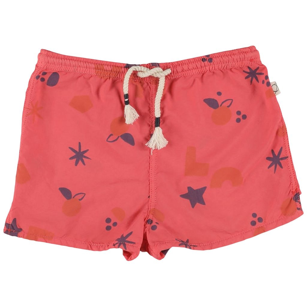 Maxwell Swim Shorts Pink Ruby