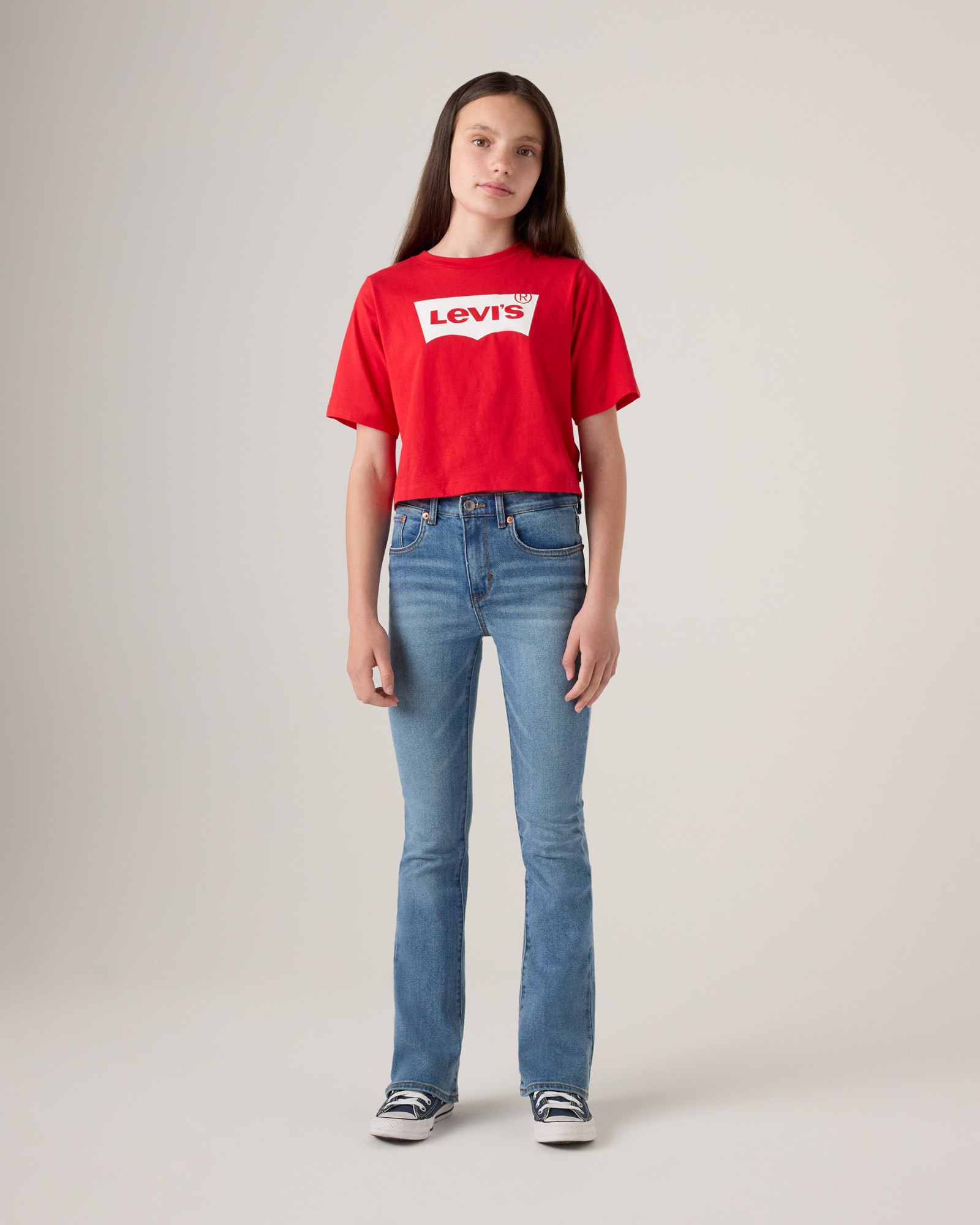 726 High Rise Flare Jeans Clean Getaway
