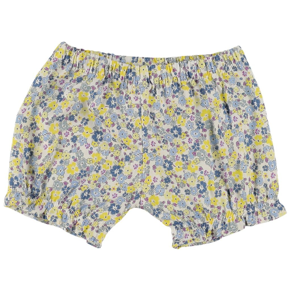 Mini Liberty Floral Shorts White