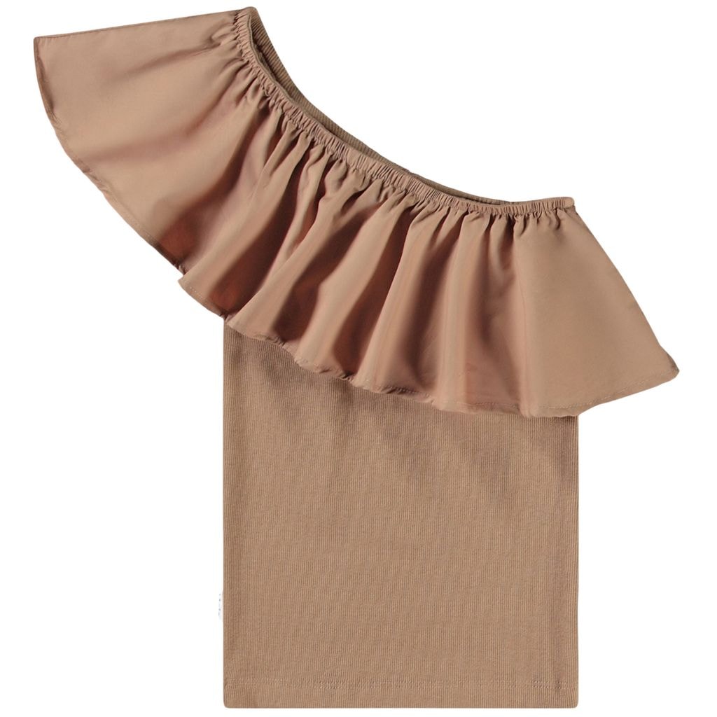 Rebecca Sleeveless Top Sandalwood