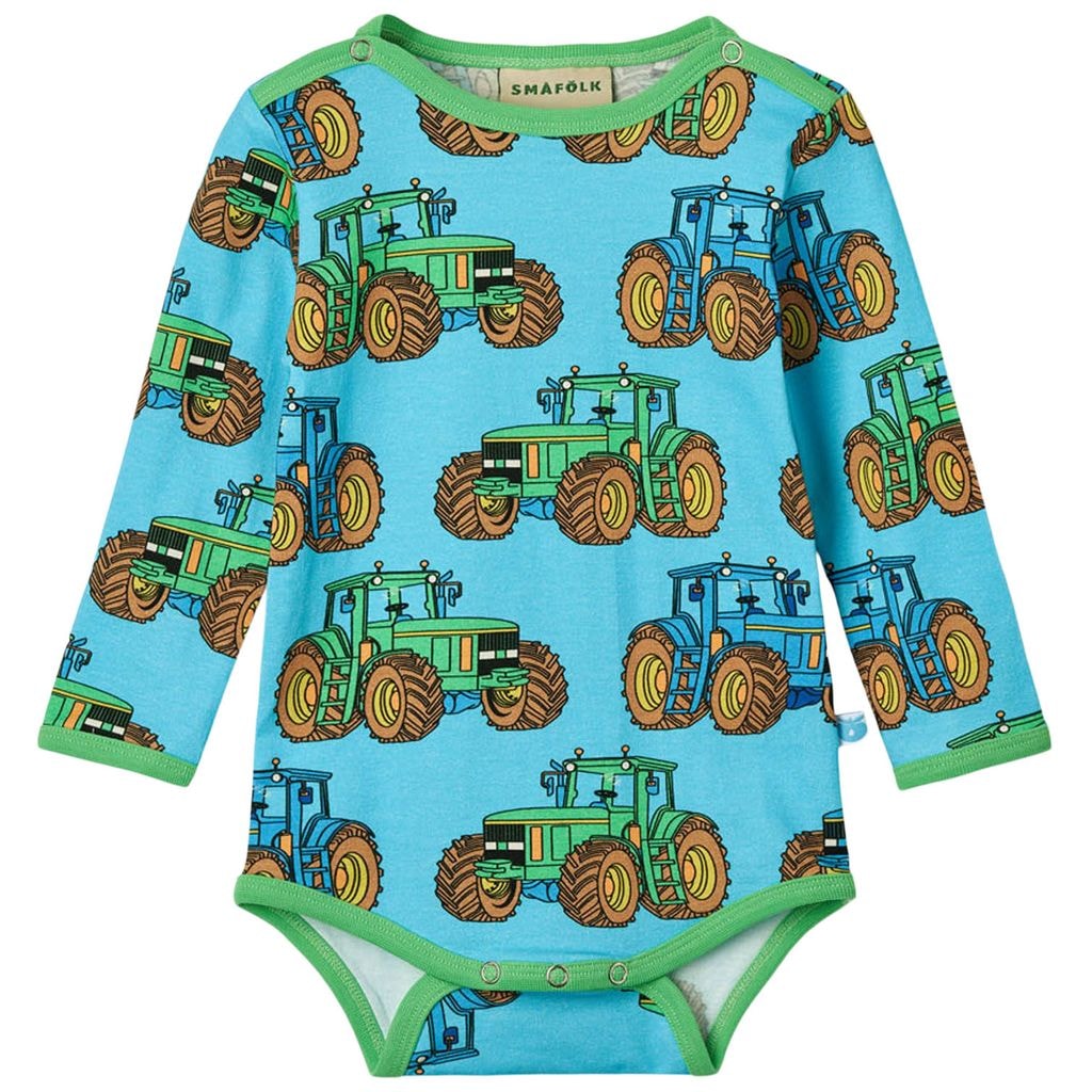 Tractors Baby Body Blue Atoll