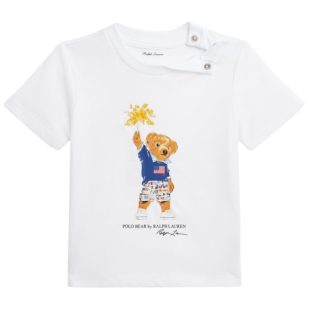 Branded Baby T-Shirt White