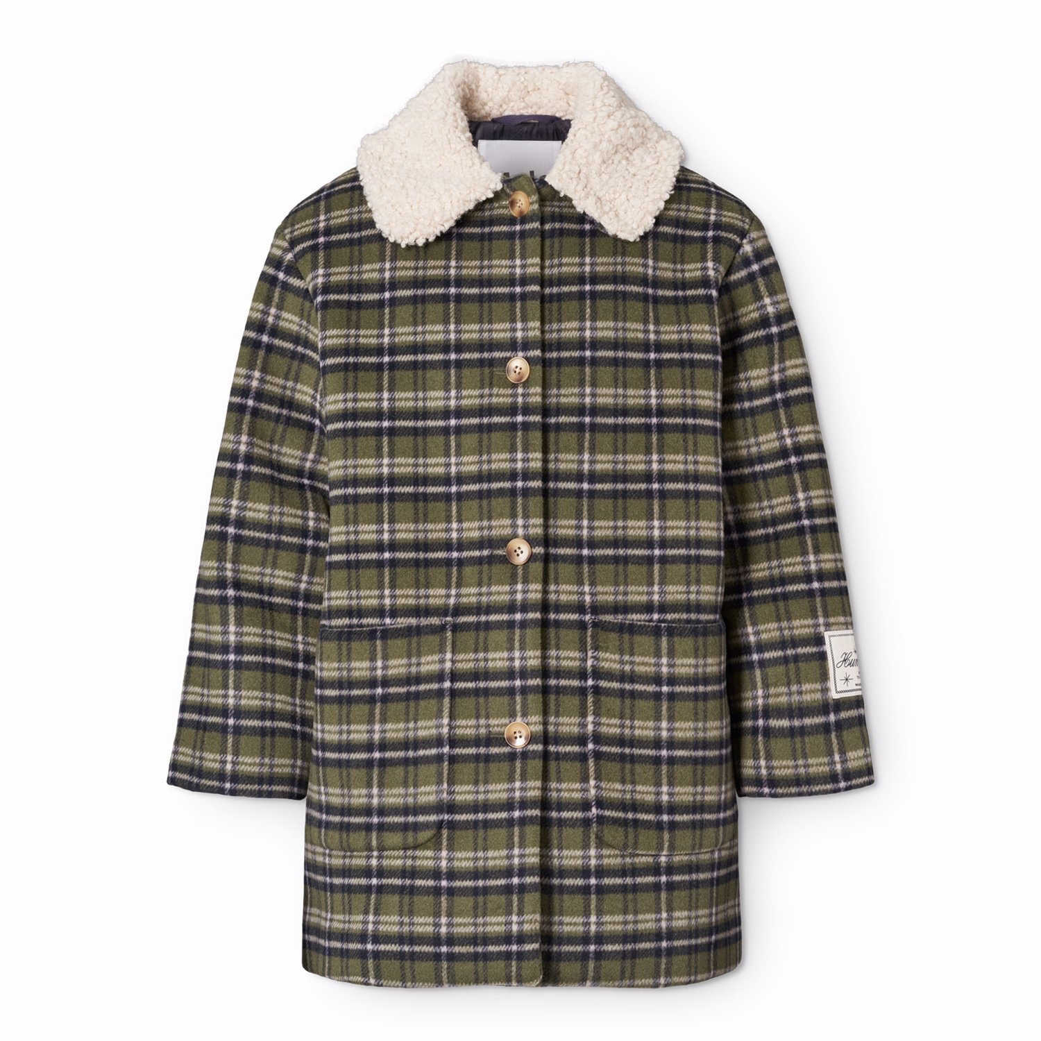 Hope Checkered Jacket Evergreen Check