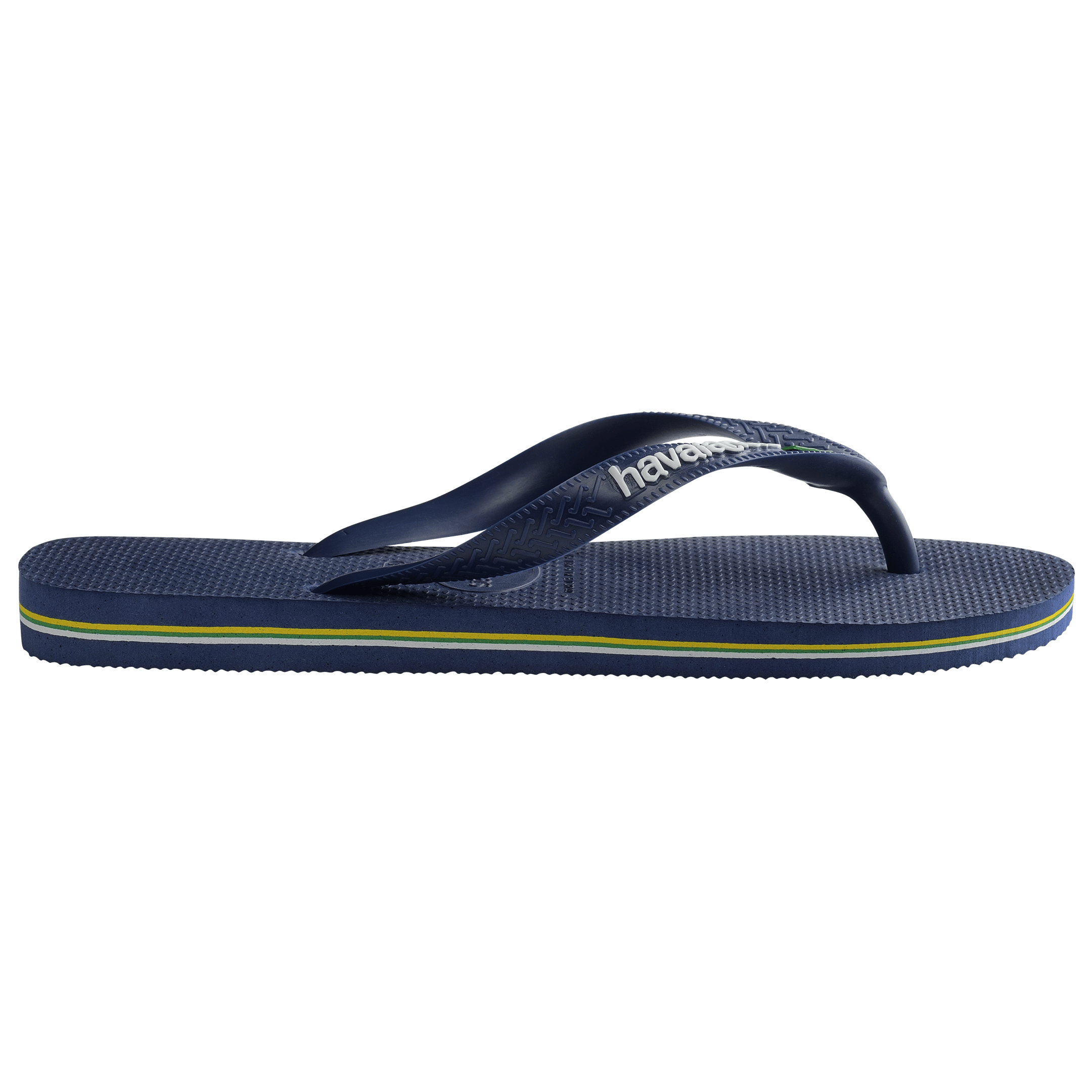 Brasil Logo Flip Flops Navy Blue