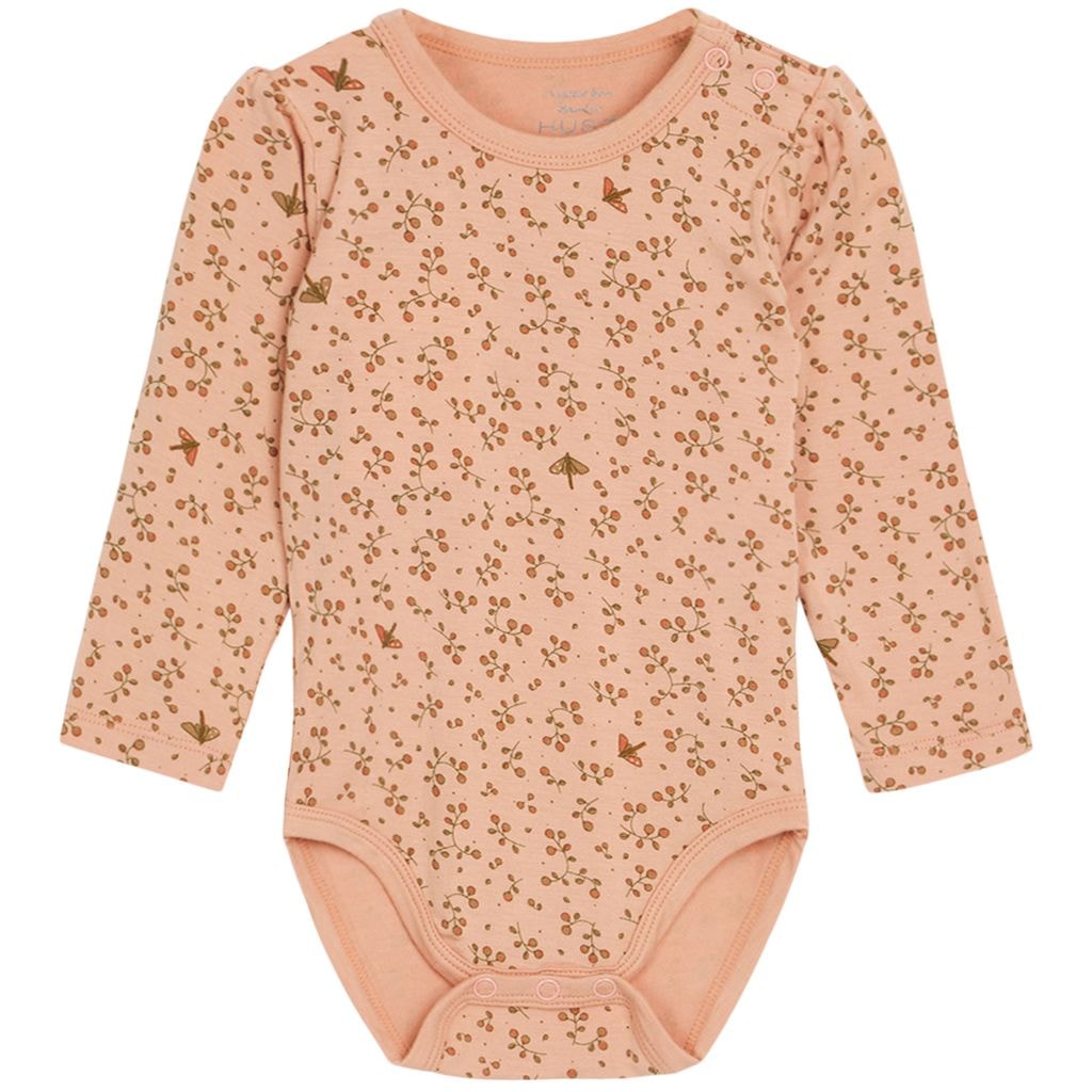Bonita Painettu Vauvan Body Desert Red