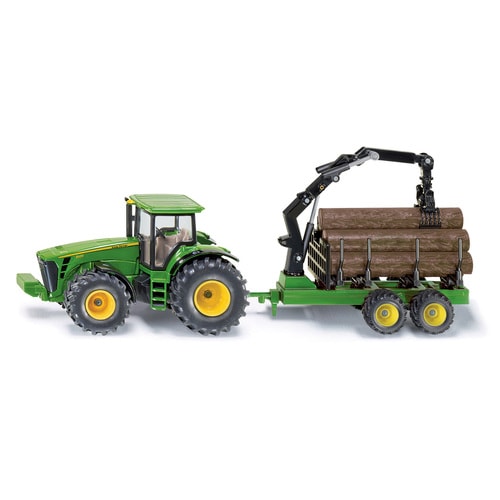John Deere 8430 Med Skogstrailer Green