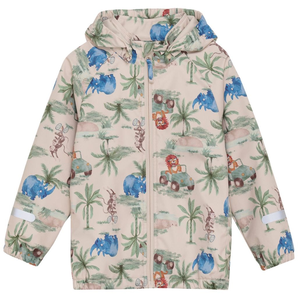 Printed Softshell Jacket Dress Blues