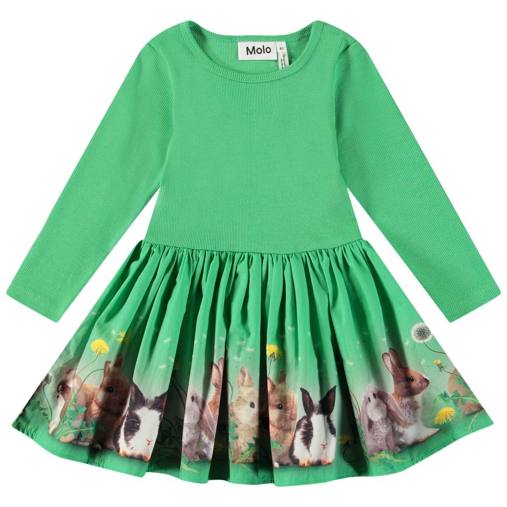 Candi Long-Sleeved Dress Bonnie Patch