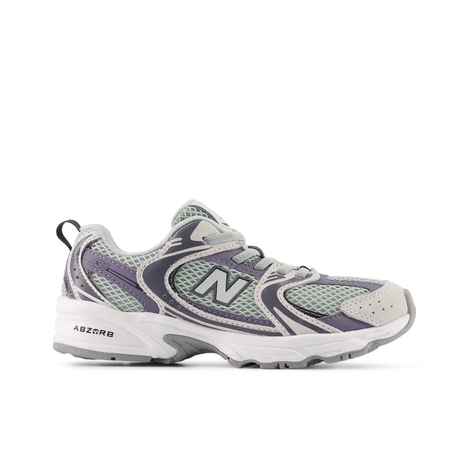 New Balance 530 Kids Bungee Lace Neptune Grey