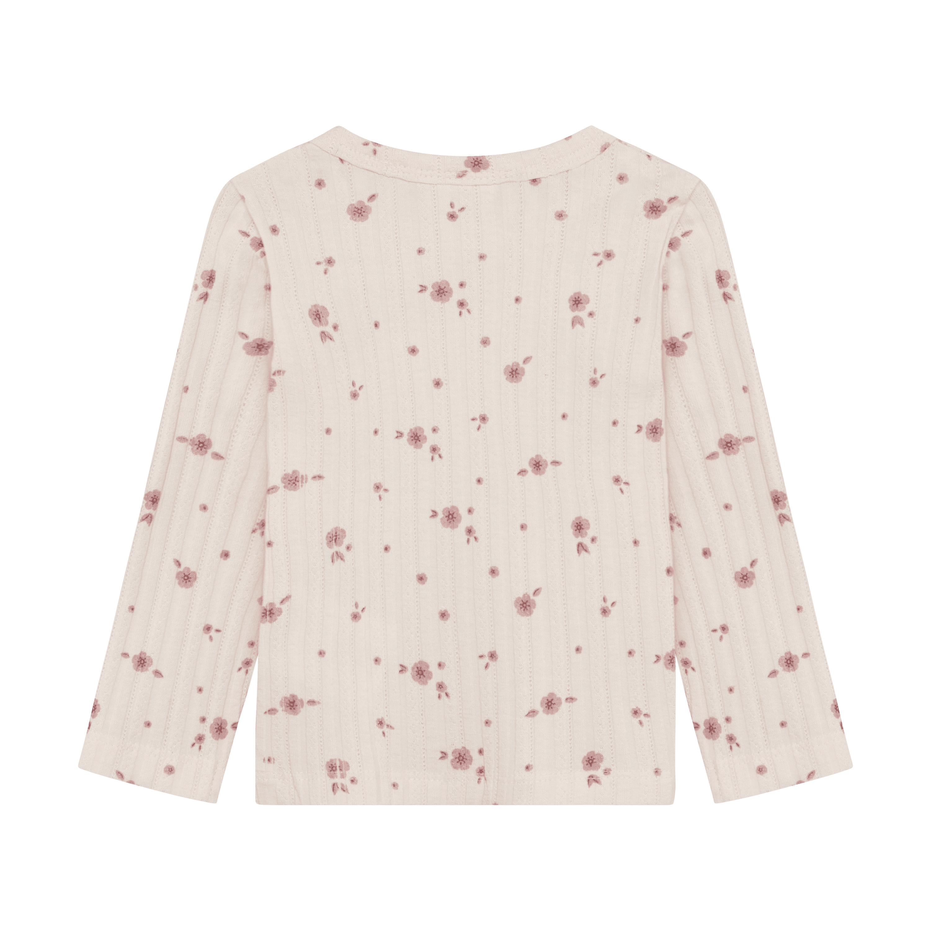 Långärmad T-shirt Pearled Ivory