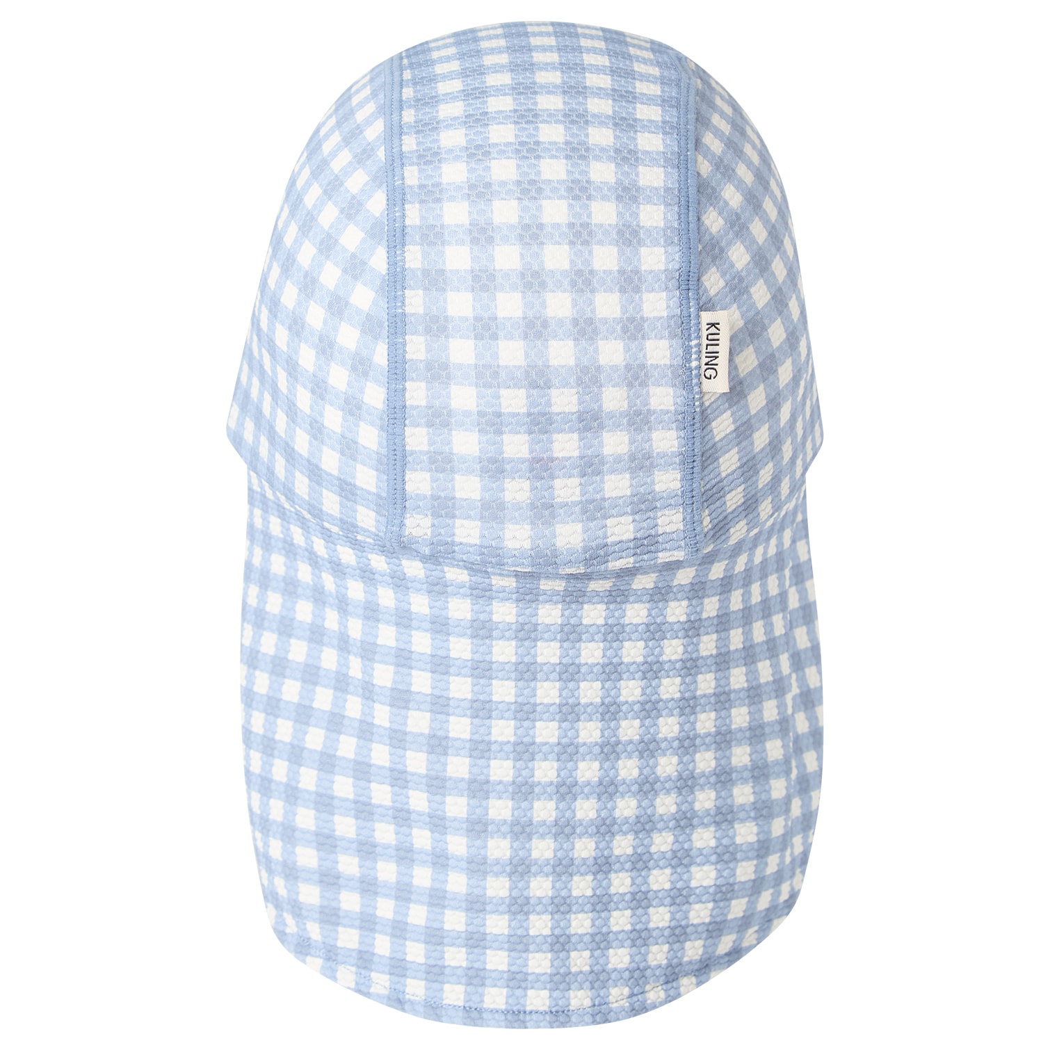 Palma UV-solhette Dove Blue Gingham