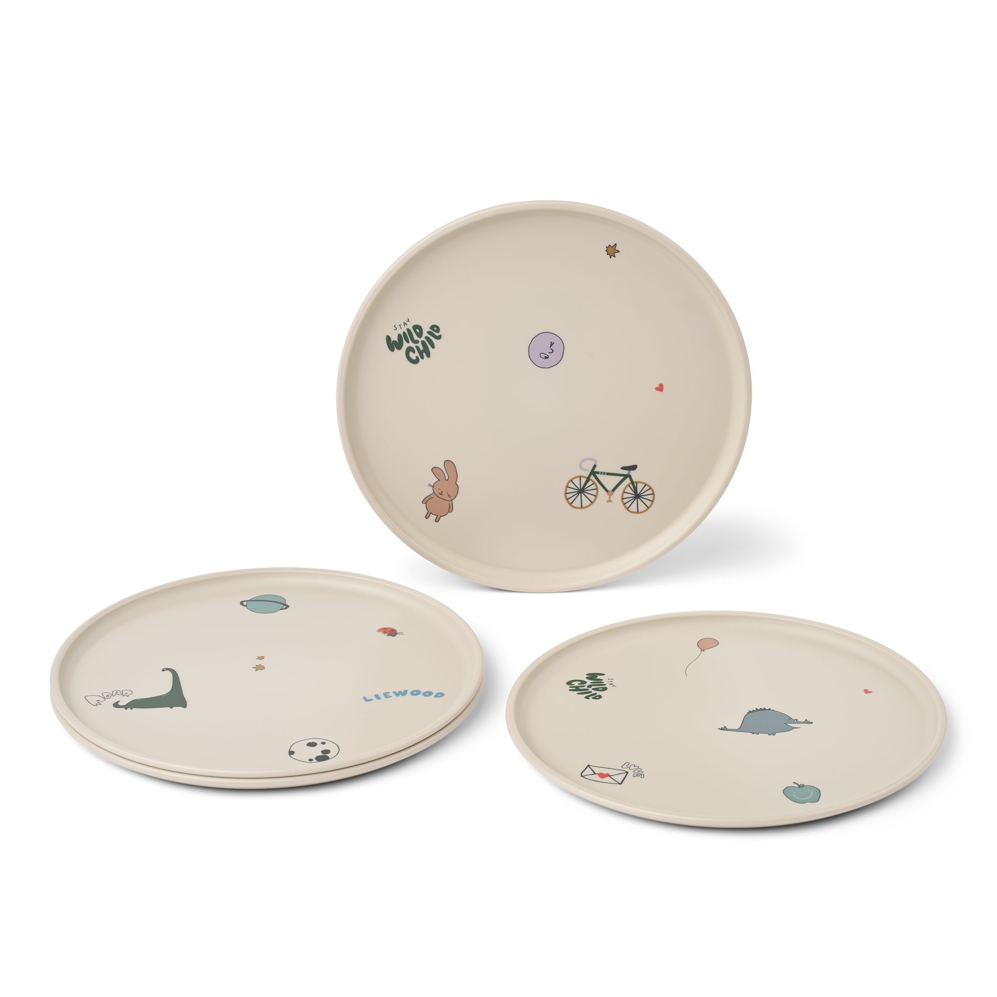 Remco 4-pack Barntallrikar Tamtam Sandy