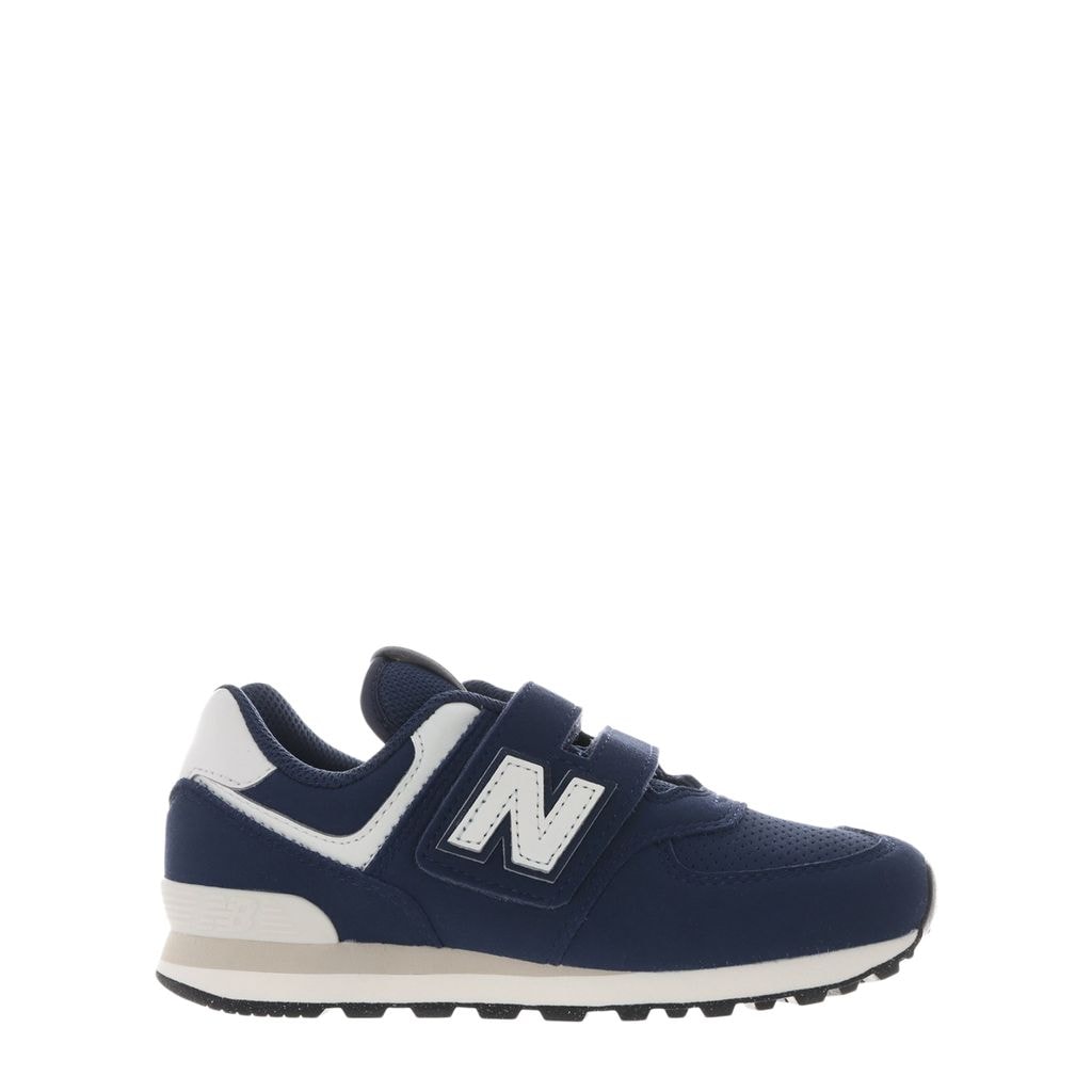 574 Kids Hook & Loop Sneakers Nb Navy