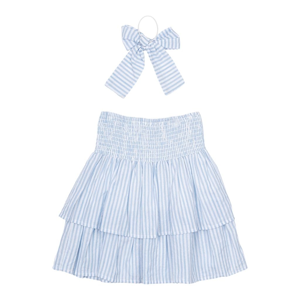 Nalani Kjol White Swan Striped