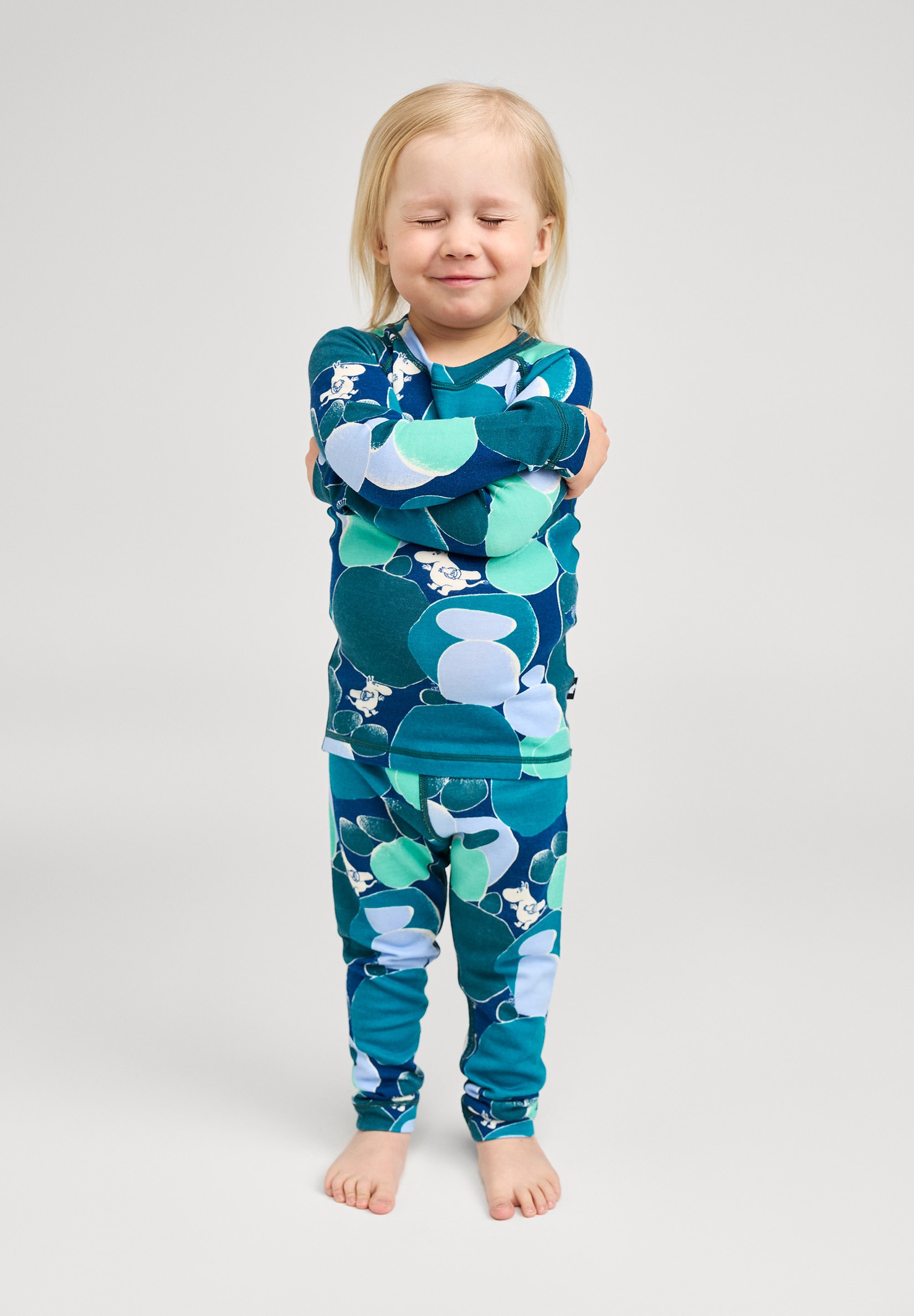 Moomin Trivsam Termiskt Baslager-set Dark Teal