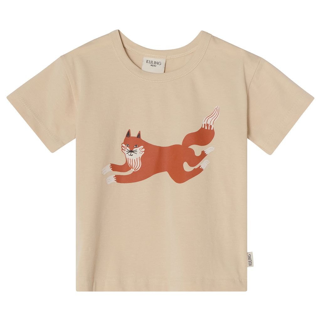 GOTS Santorini T-paita Madelen Möllard Fox