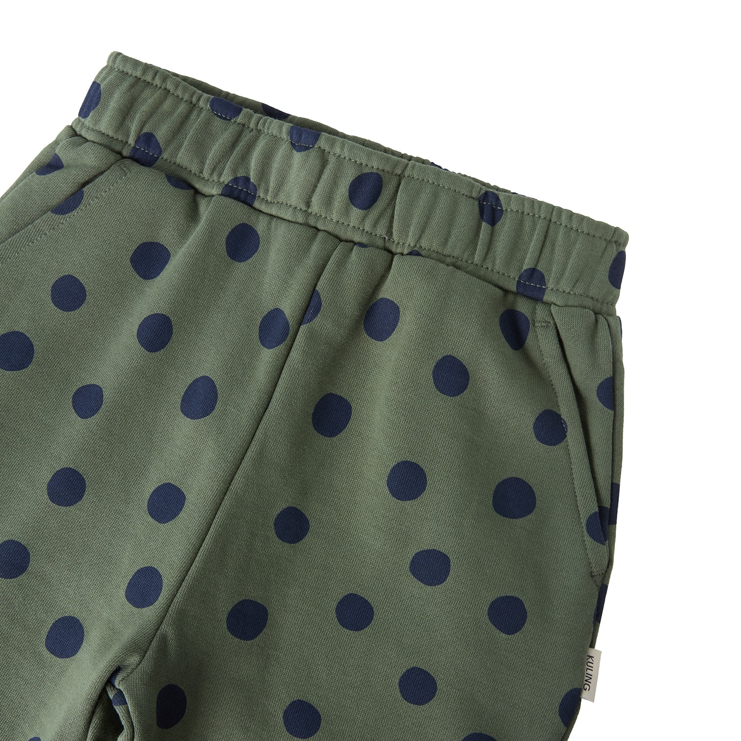 Valencia Sweatpants Forest Green Dots