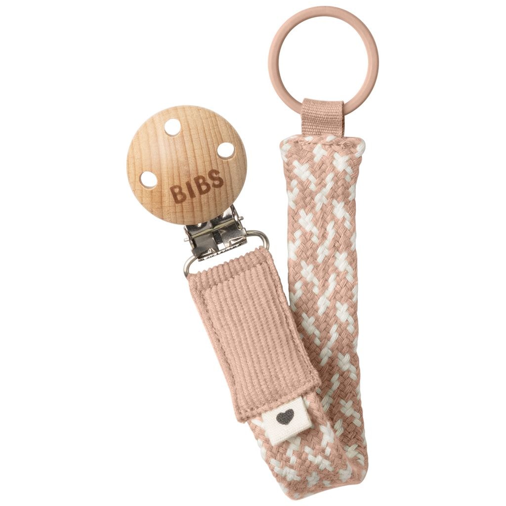Flettet Smokkesnor Blush/Ivory
