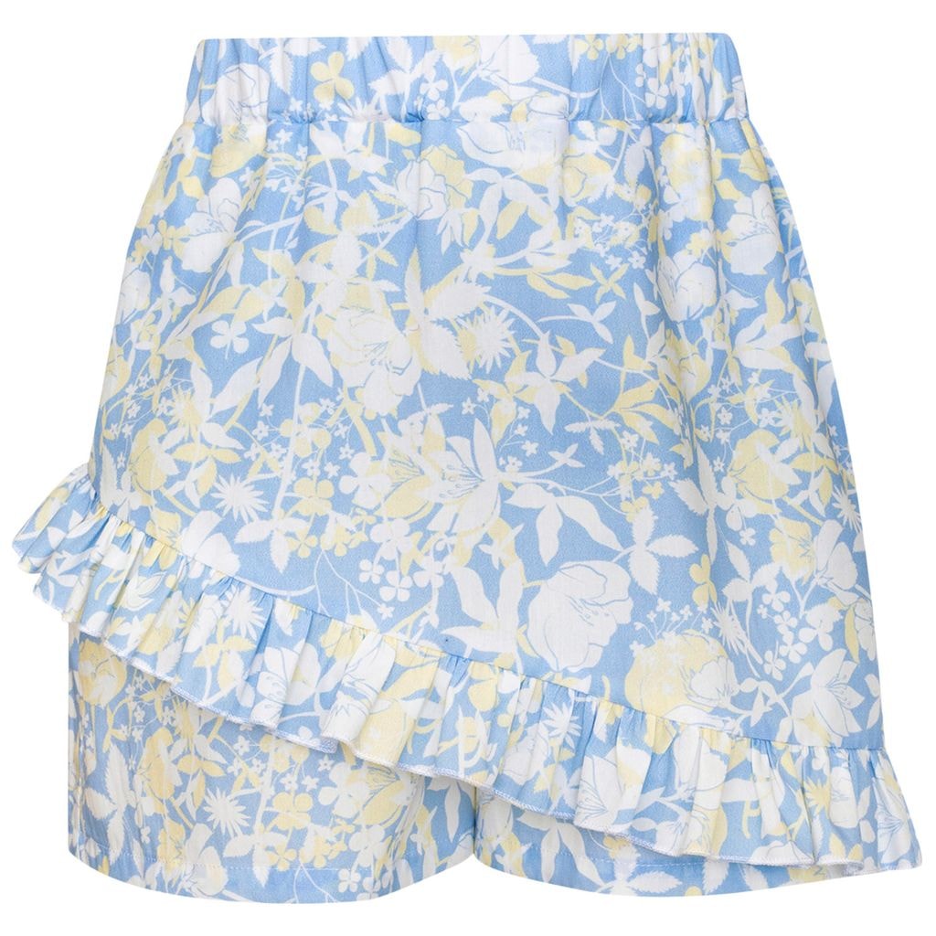 Floral Skort Anemone Blue