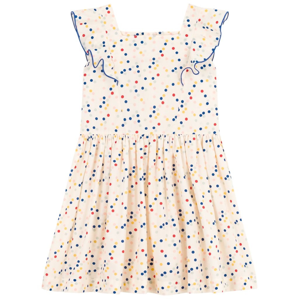 Polka Dot Dress Cream