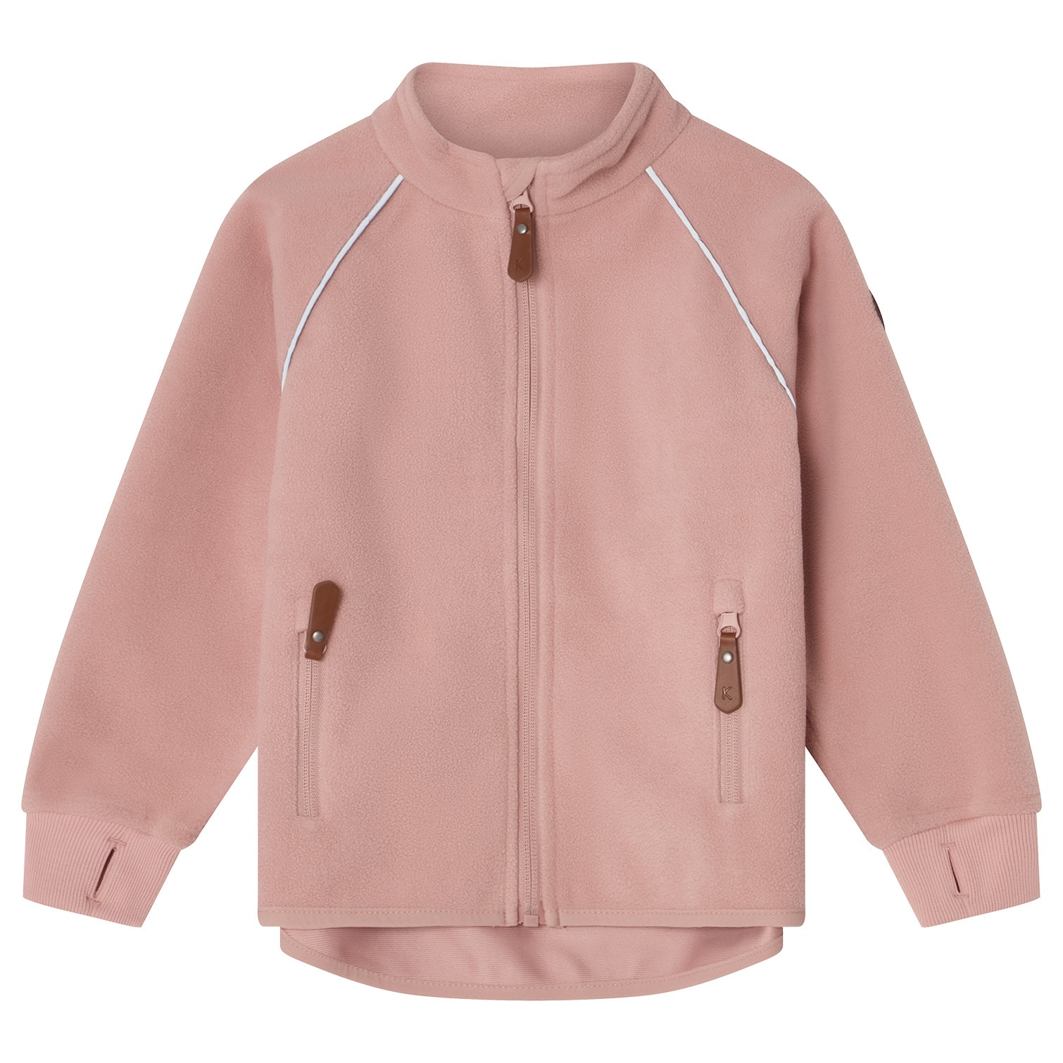 Livigno Recycled Wind Fleece Jacket Woody Rose