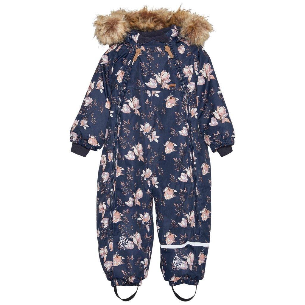 Blomstret Baby Drakten Parisian Night