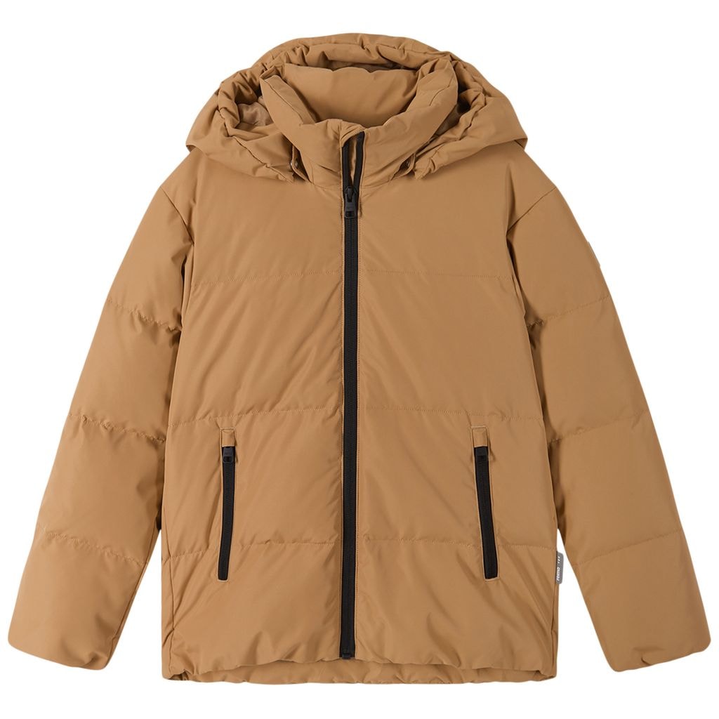Dun Puffer Jakke Peanut Brown