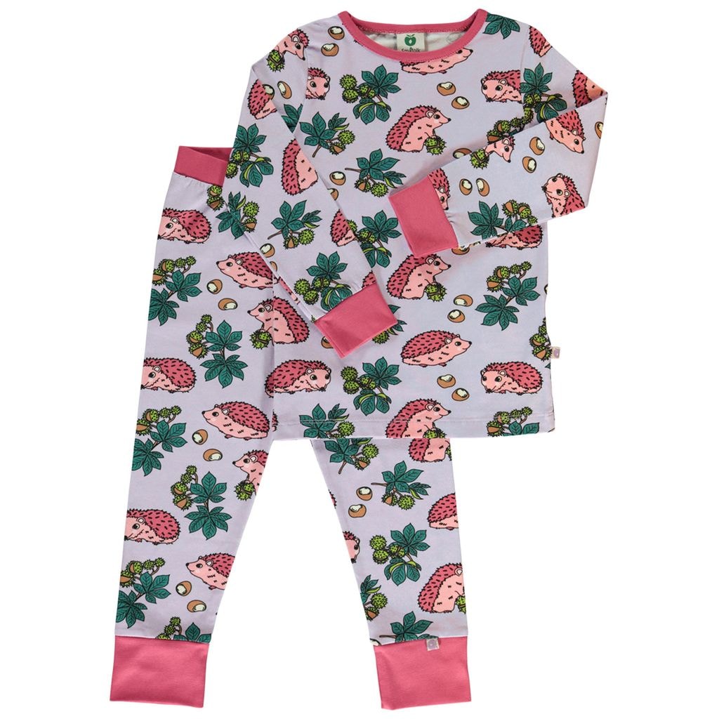 Nightwear with hedgehogs  Orchid Petal