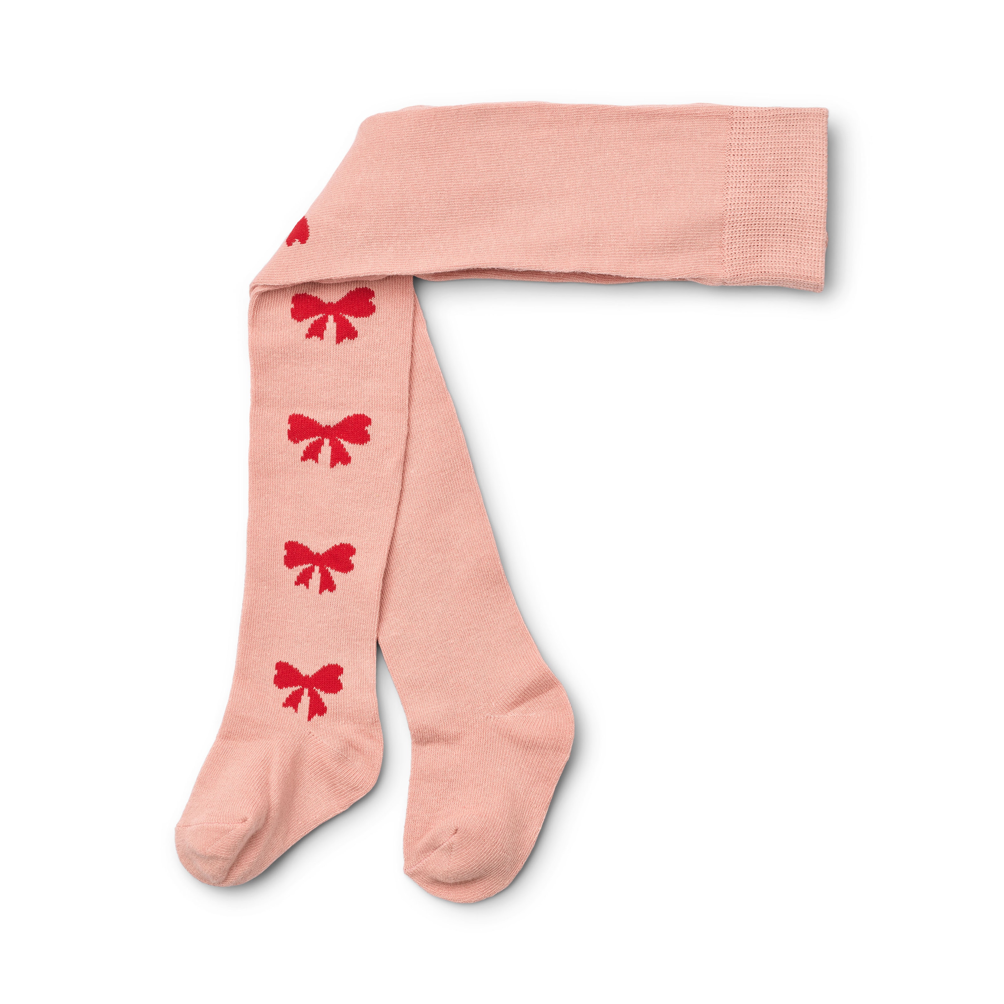 Vera Stocking Warm Pink Bow