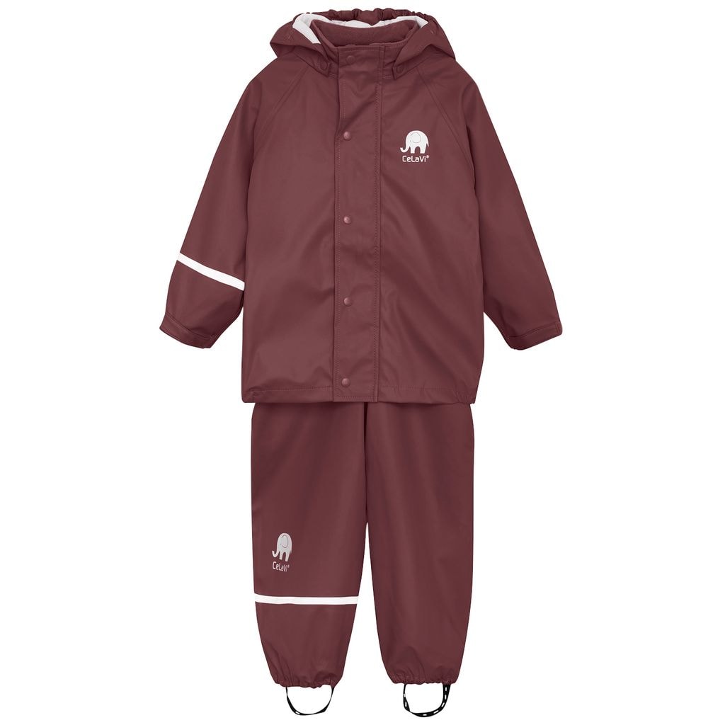 Basic Set Med Regnkläder Rose Brown