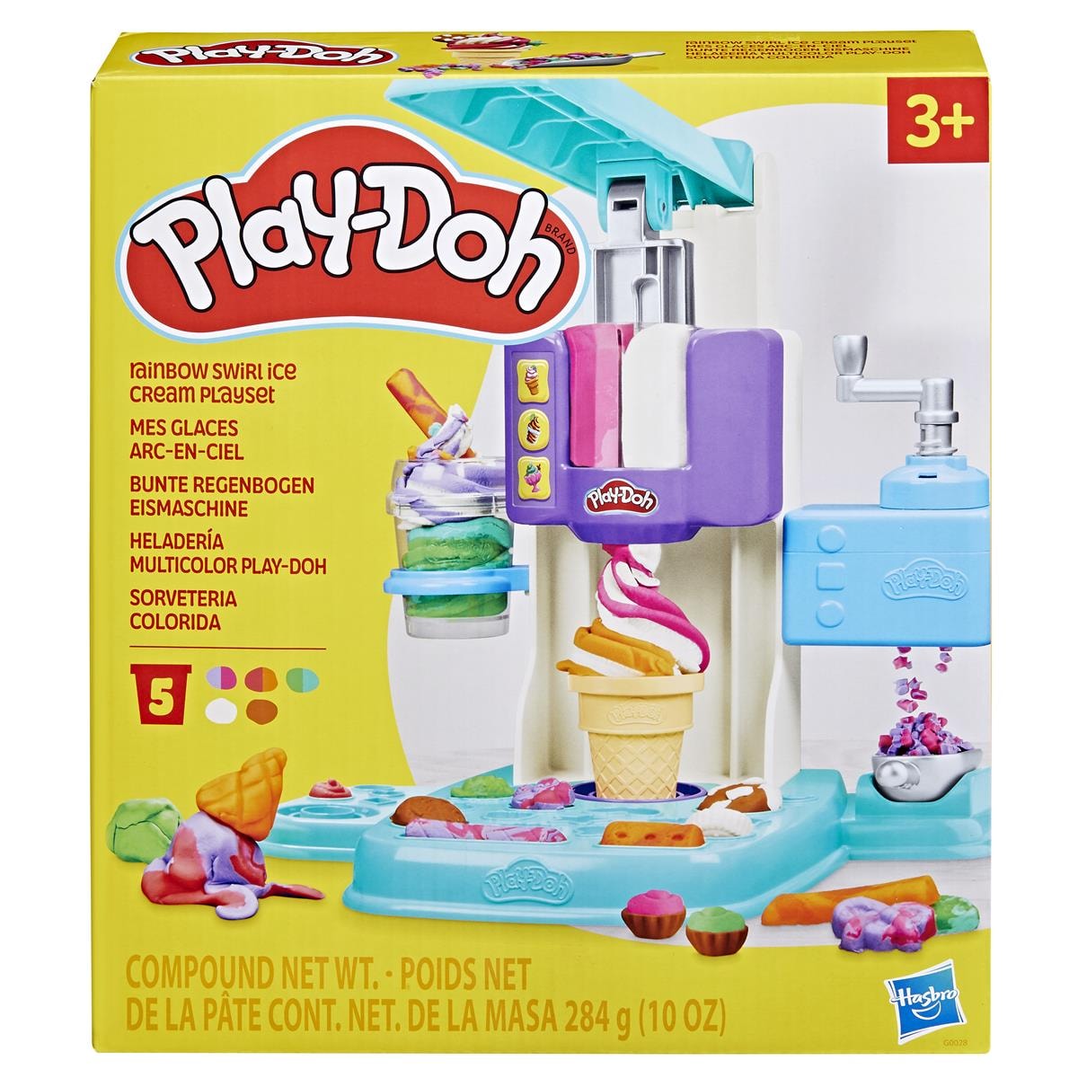 Play-Doh レインボースワール・アイスクリーム・プレイセット 