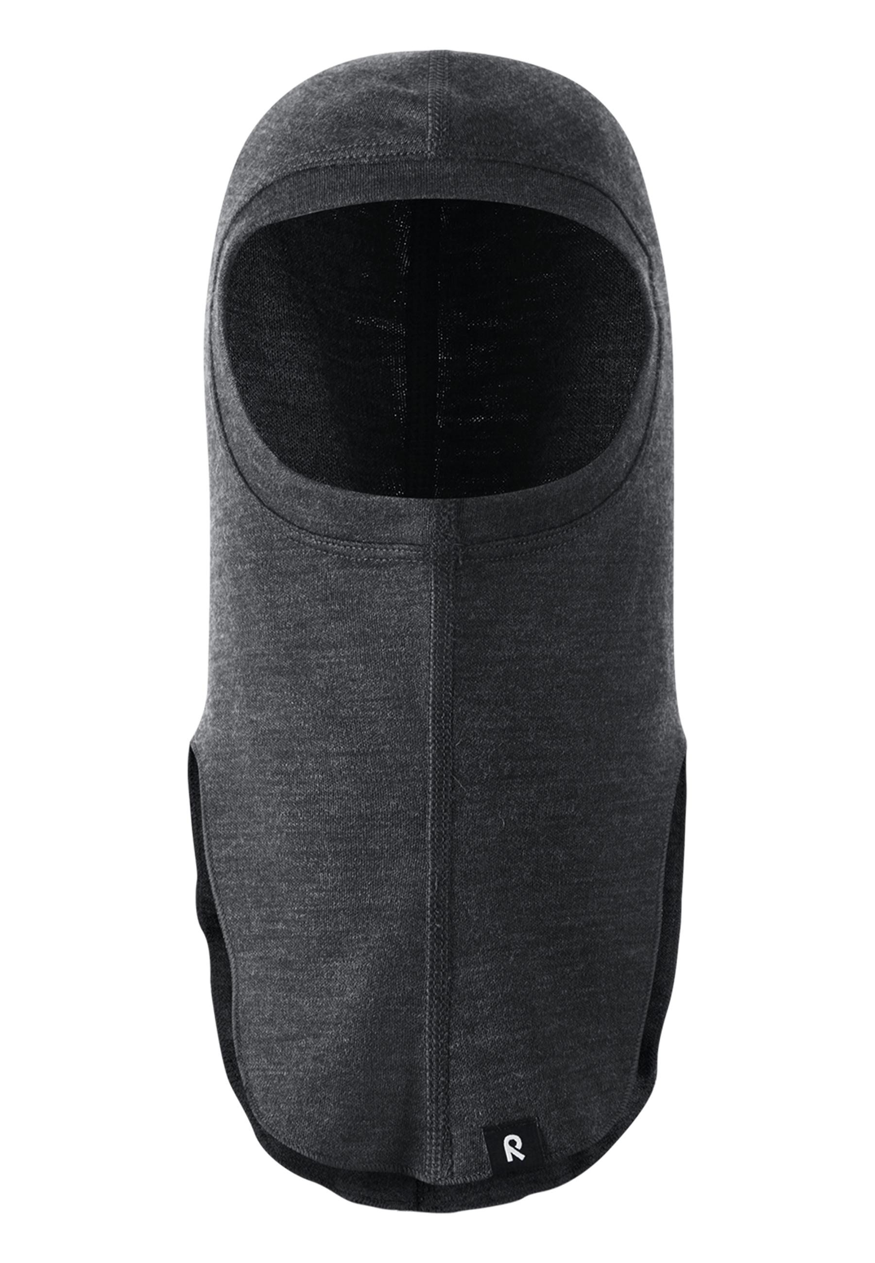 Aurora Balaklava I Ull Black Melange
