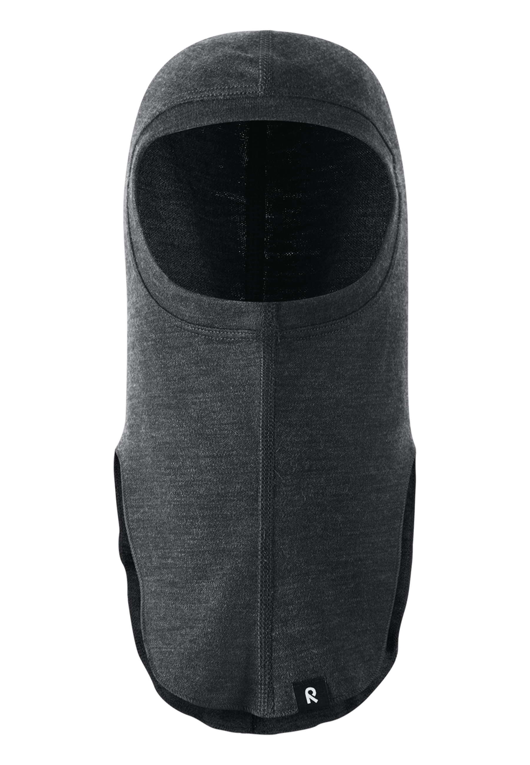 Aurora Balaklava I Ull Black Melange