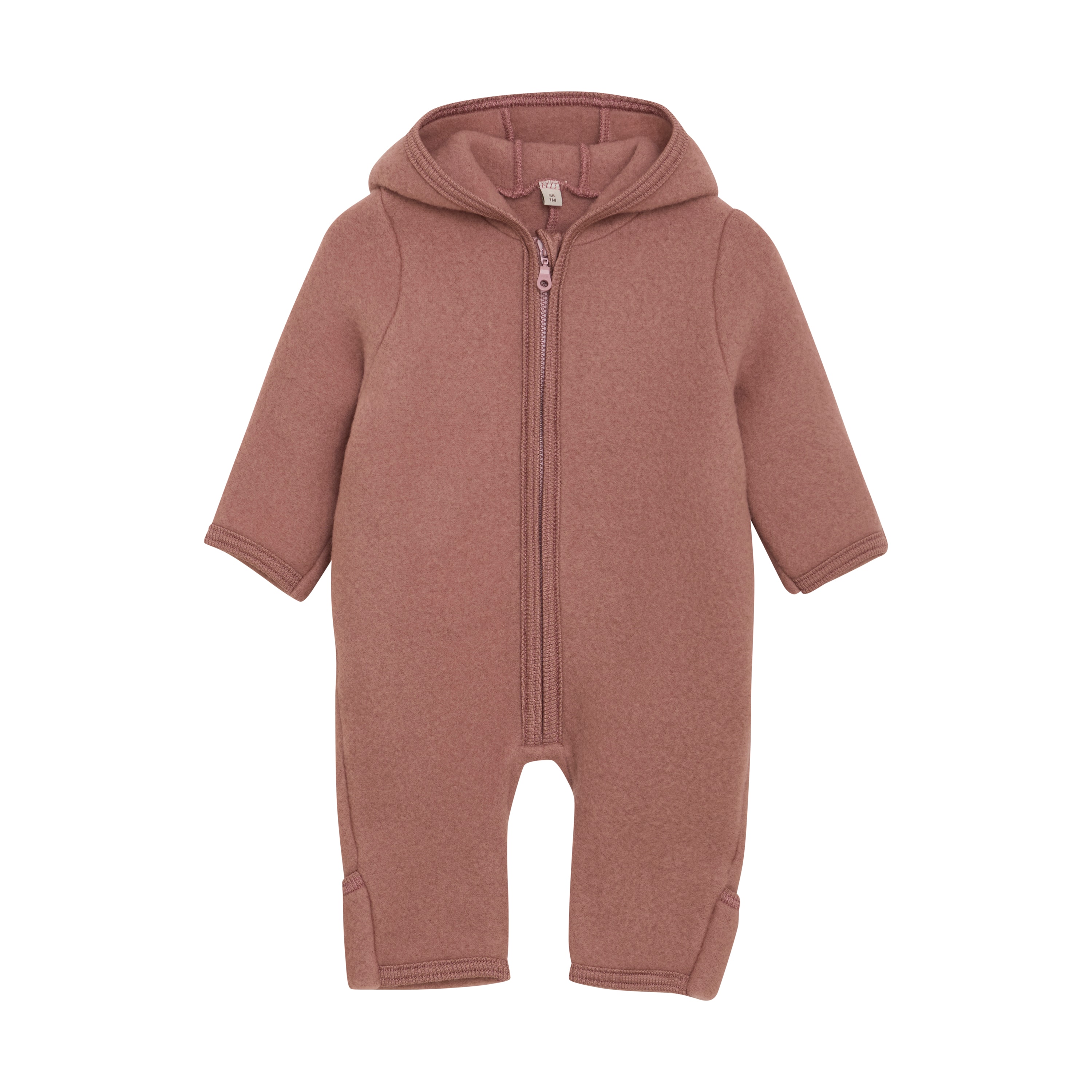 Wool Fleece Coverall Burlwood