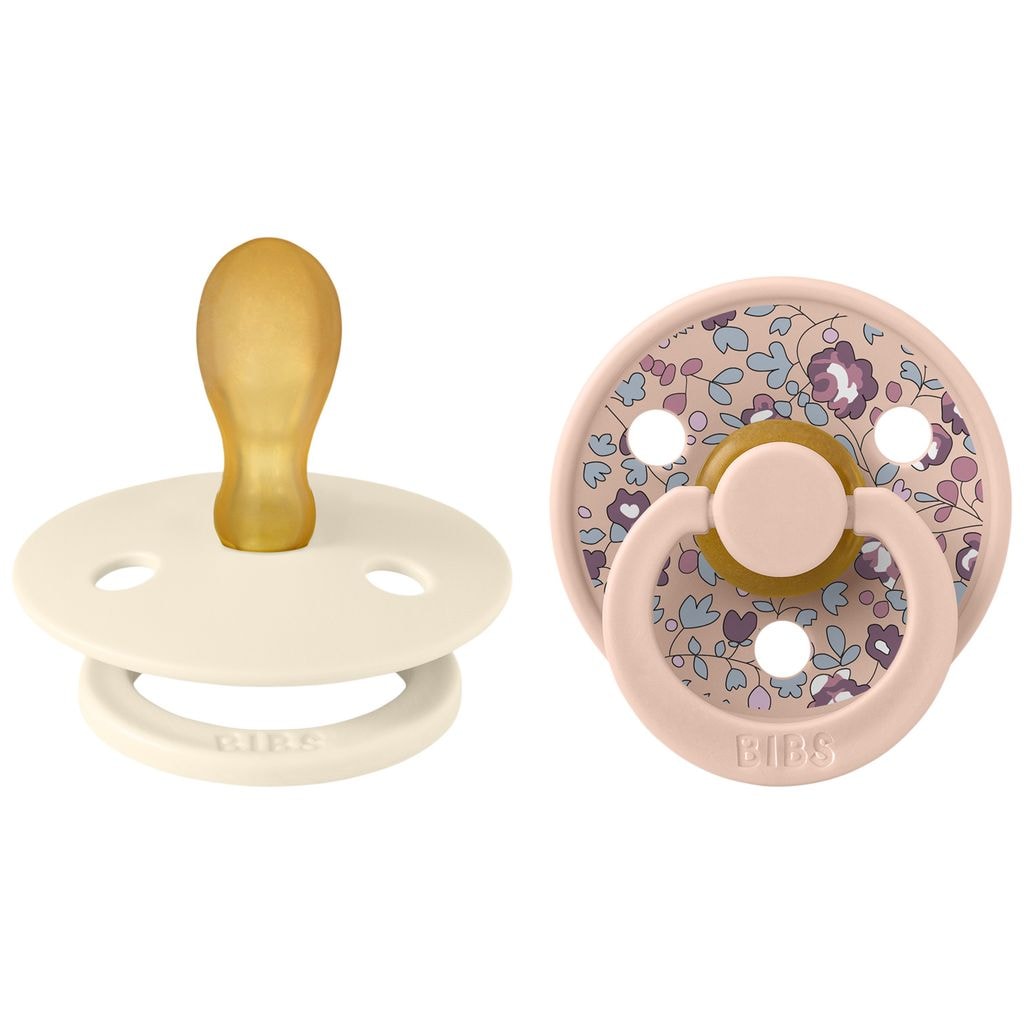 BIBS x Liberty S2 Symmetric Pacifiers Eloise - Blush Mix