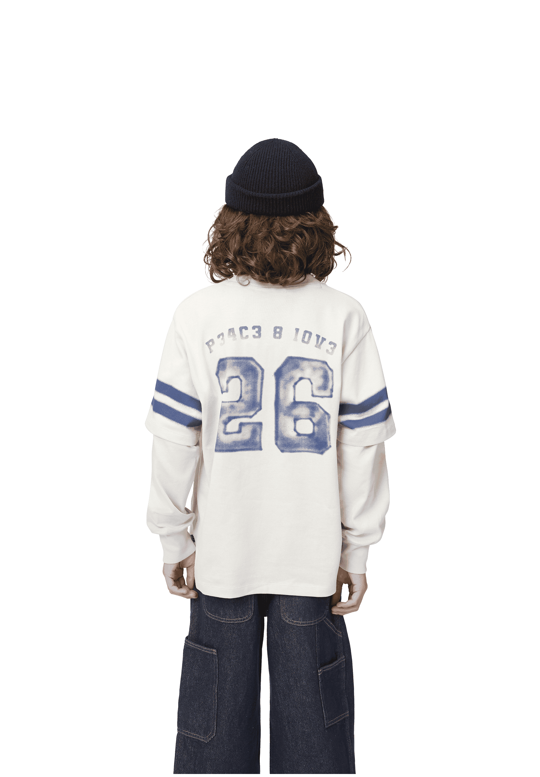 Renton Långärmad T-shirt Spray Numeric