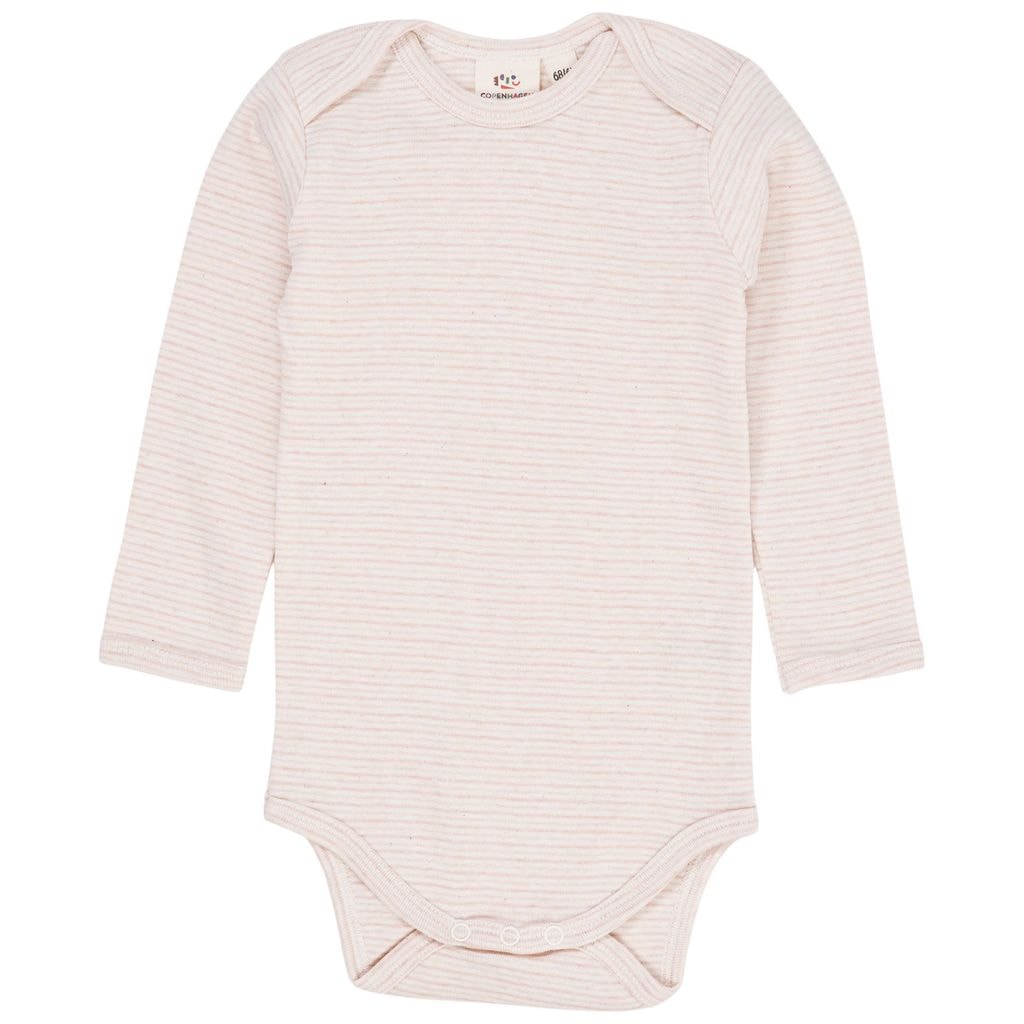 Striped Baby Body Pale Pink