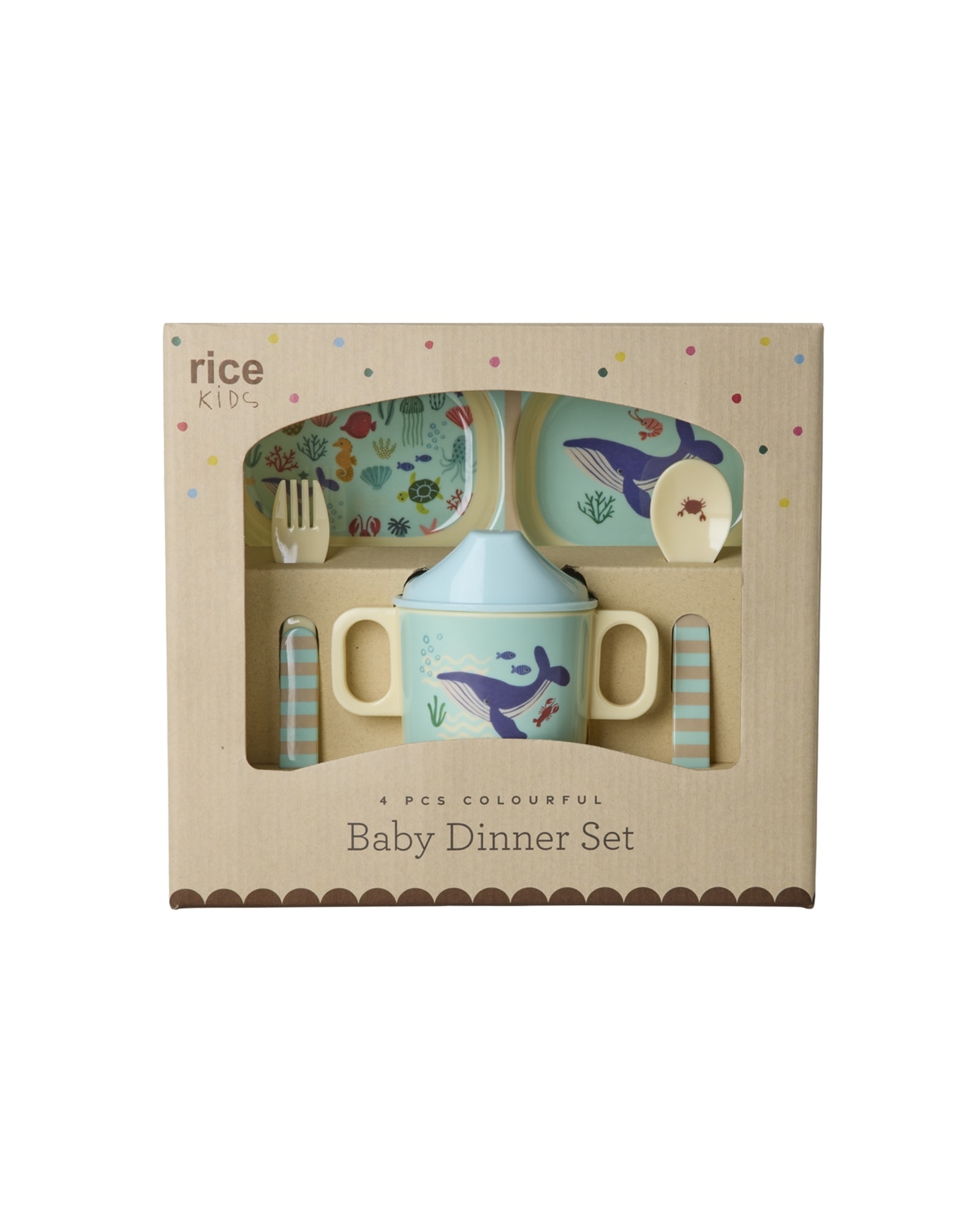 Baby Dinner Set Blue Ocean 