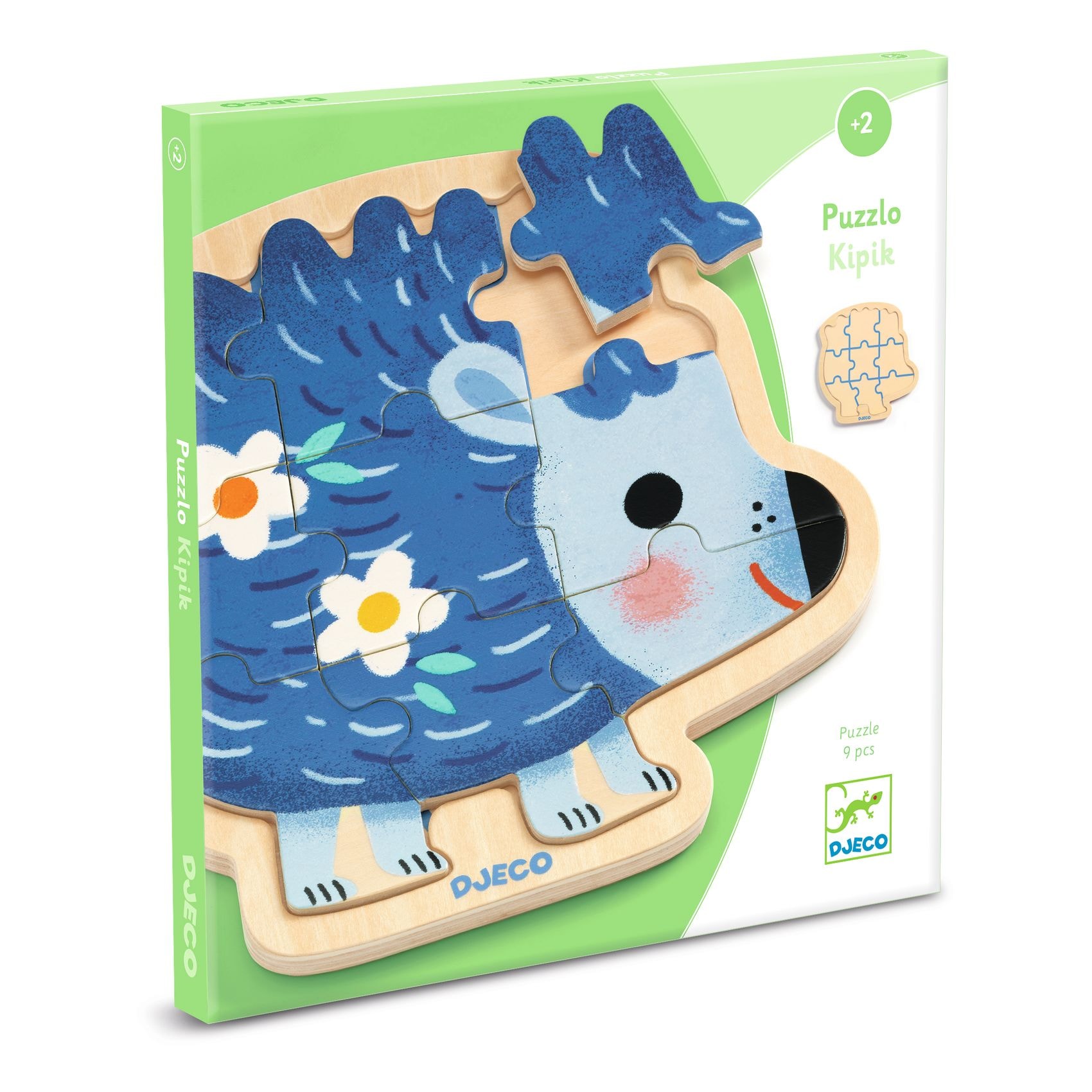 Puzzlo Kipic 9-Piece Wooden Puzzle 