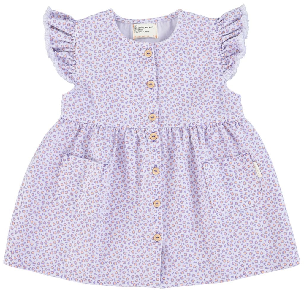 Leopard Print Dress Lavender