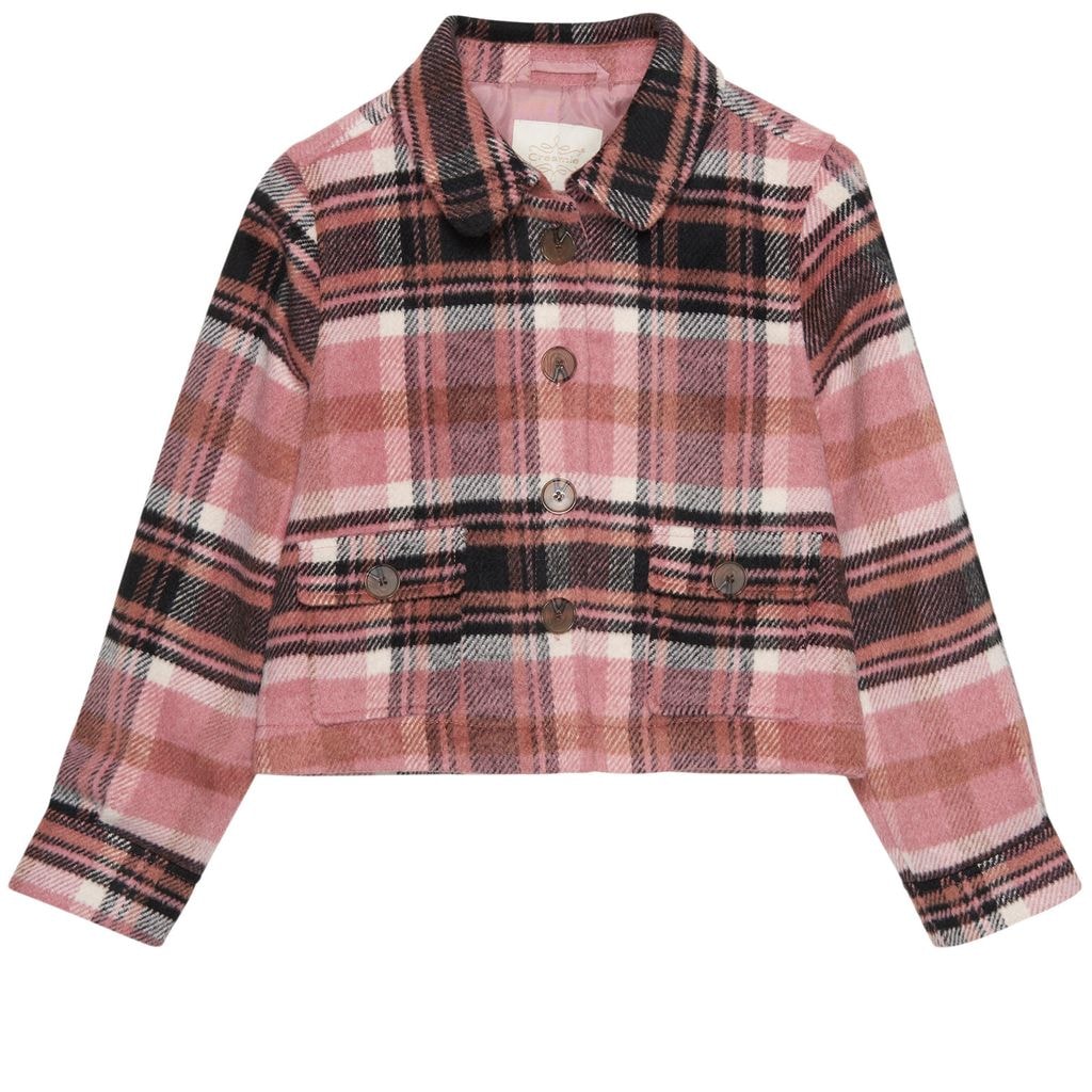 Ruudullinen Takki Dusty Rose