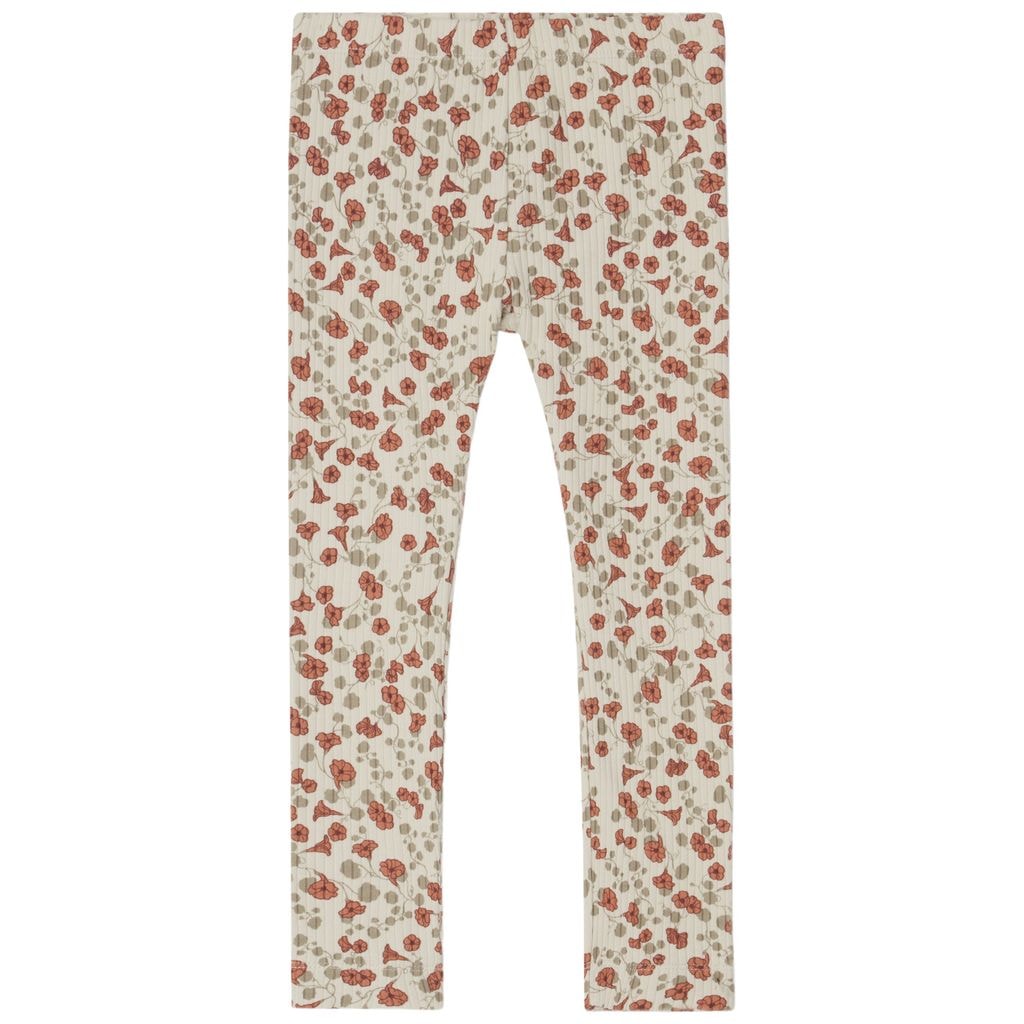 Printed Ribbed Baby Leggings Royal Cress